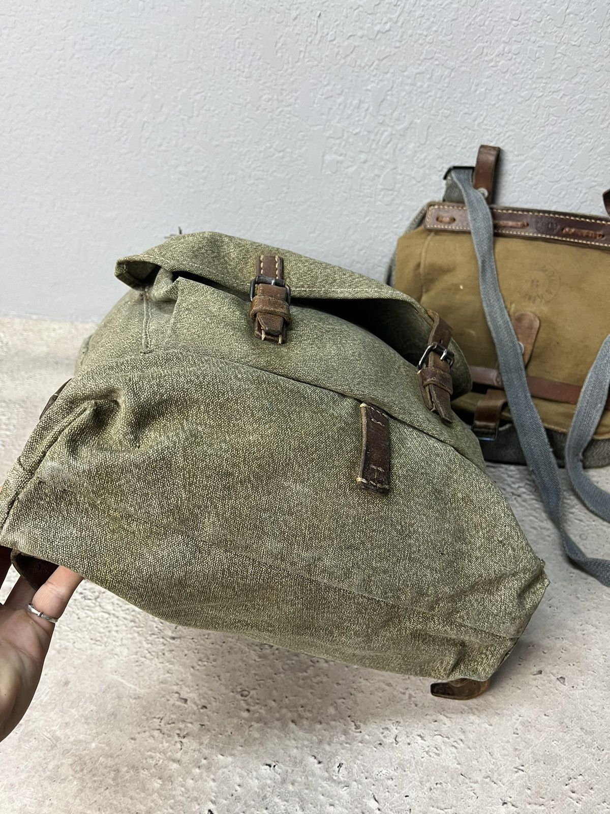 Vintage True Vintage Issue 1948 Bag Pack x2 Swiss Army Size ONE SIZE - 17 Thumbnail