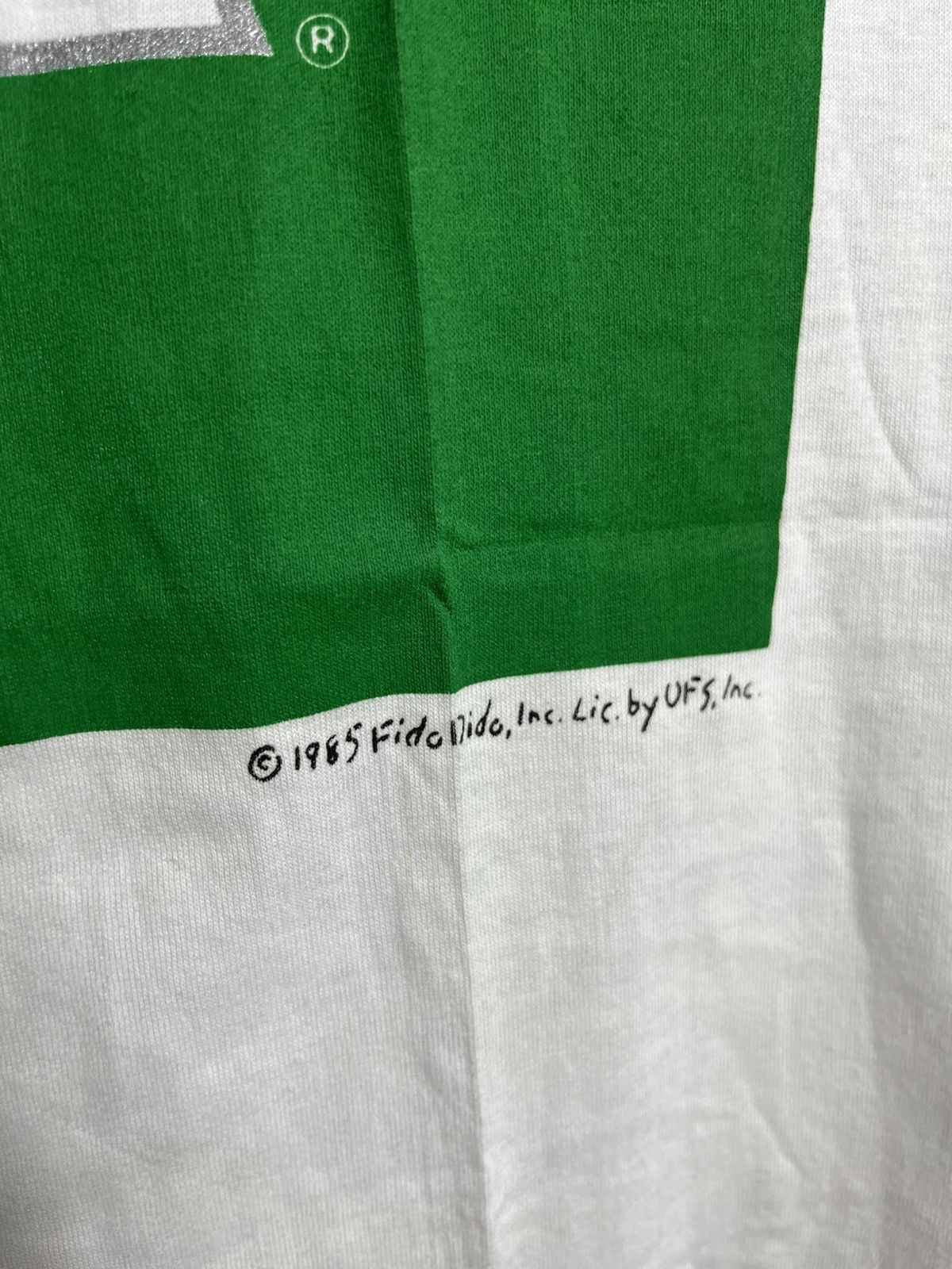 Other Screen Stars 1985 Fido Dido 7UP vintage t-shirt mens white Size US XL / EU 56 / 4 - 5 Thumbnail