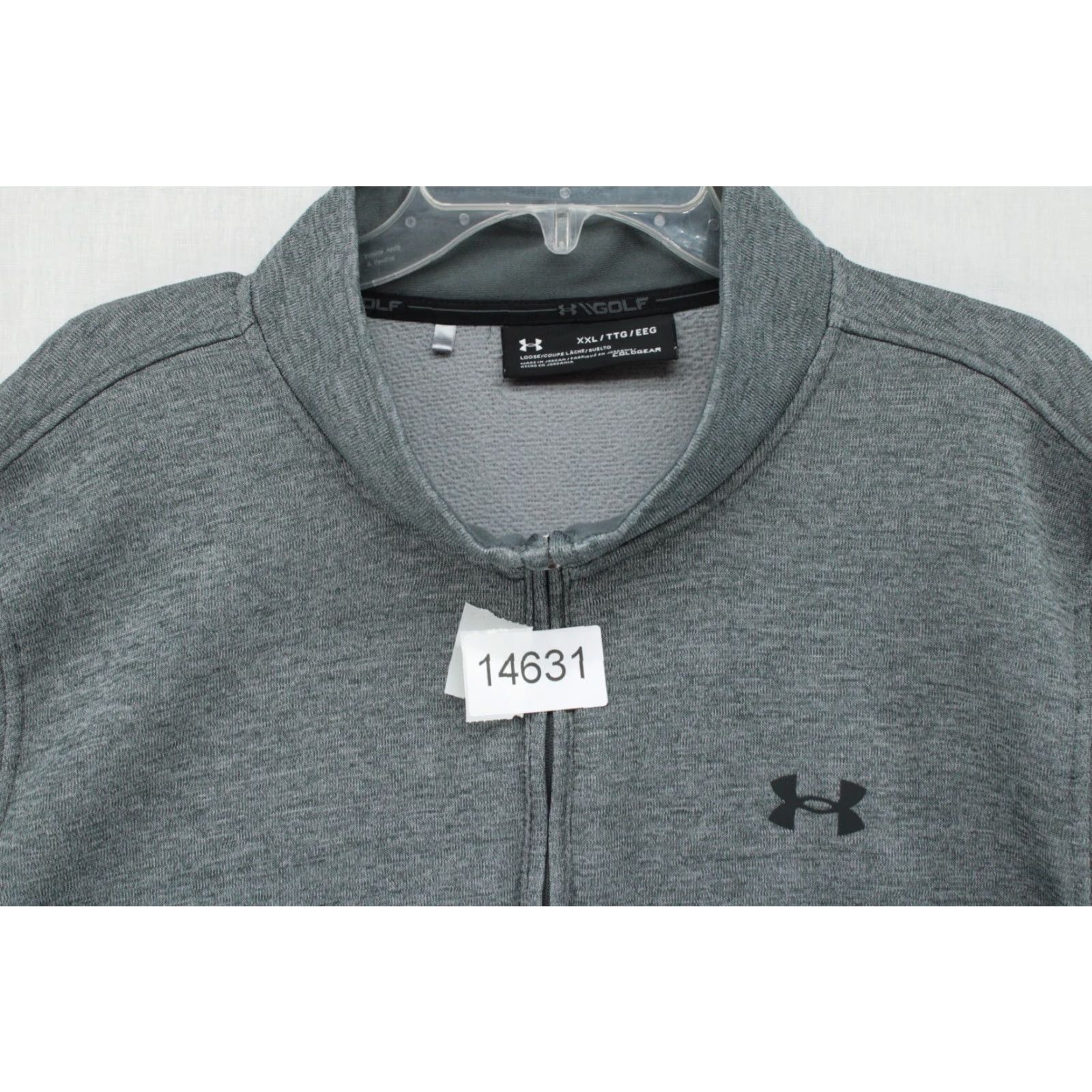 Under Armour VINTAGE Under Armour Storm UA Golf Sweater Mens 2XL Gray Fleece 1/4 Zip Jacket Cold Gear Size US XXL / EU 58 / 5 - 8 Thumbnail