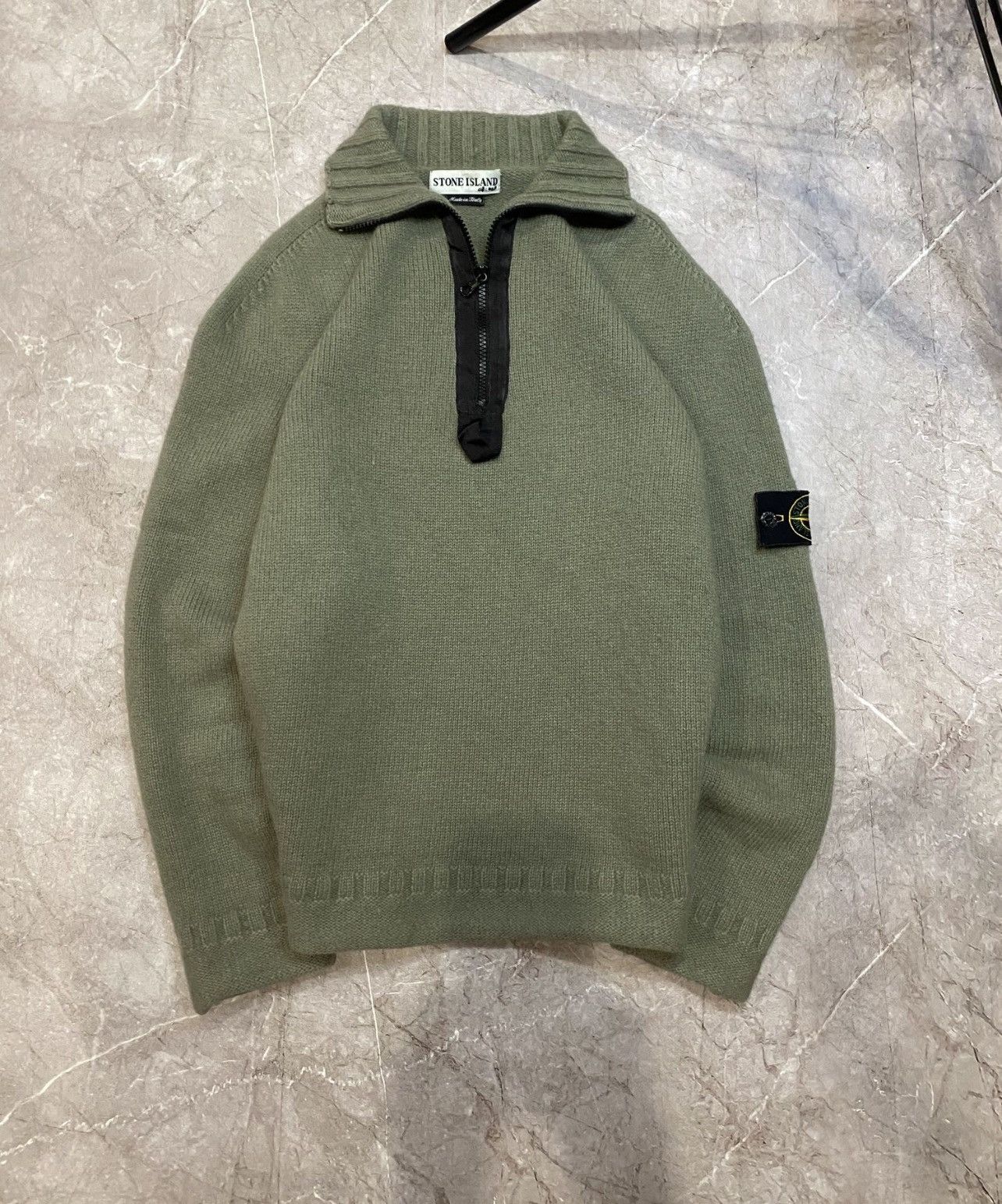 Stone Island × Vintage Stone island Knitwear sweatshirt Size US M / EU 48-50 / 2 - 1 Thumbnail