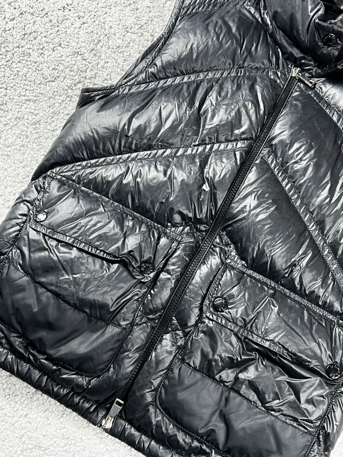 Moncler Moncler Hossegor Black Down Vest Size S Size US S / EU 44-46 / 1 - 4 Thumbnail