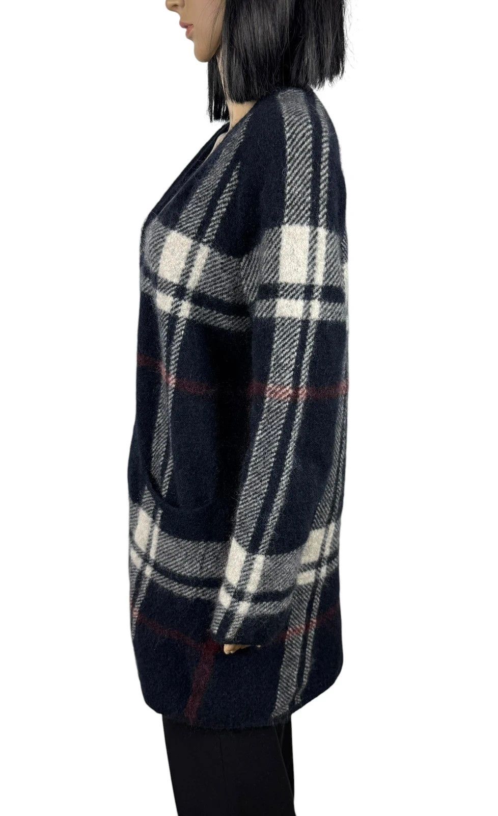 Max Mara S’ Max Mara Wool Mohair Cardigan Plaid size S Size S / US 4 / IT 40 - 6 Thumbnail