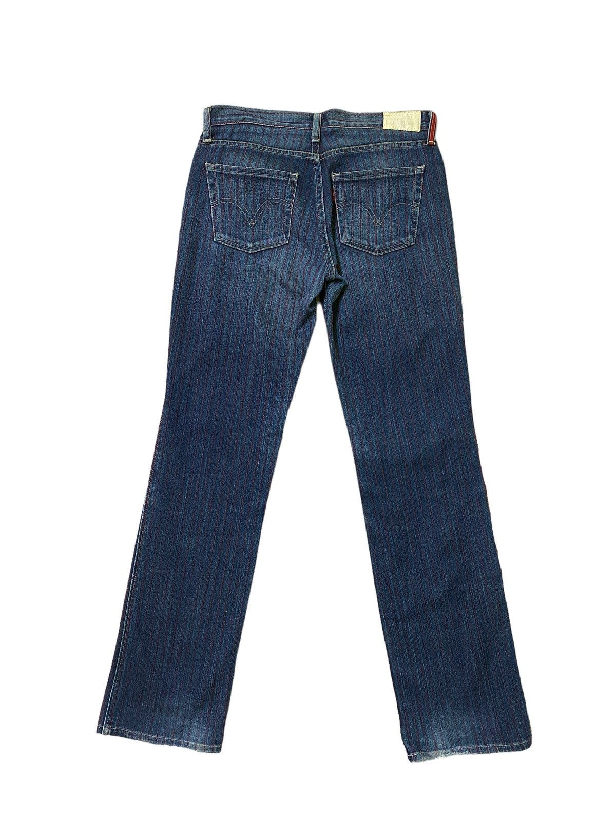 Levi's × Levi's Vintage Clothing × Vintage Vintage Levi's Japan Red Striped Distressed Denim Jeans Size US 28 / EU 44 - 2 Thumbnail