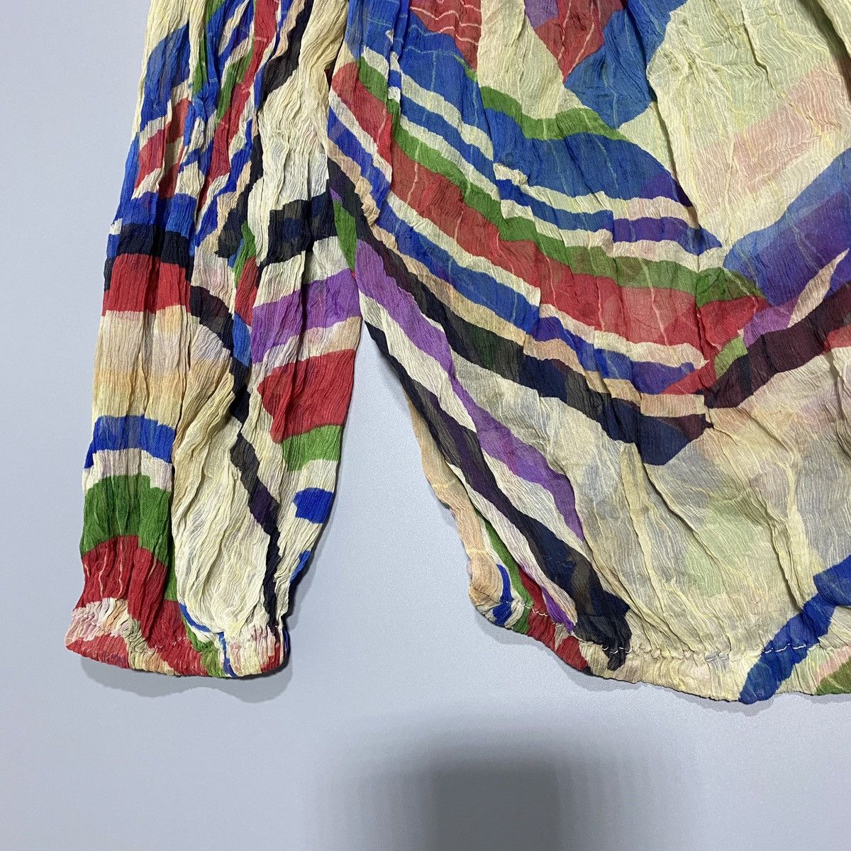 Chanel SS06 Printed Chiffon Top Size XS / US 0-2 / IT 36-38 - 4 Thumbnail