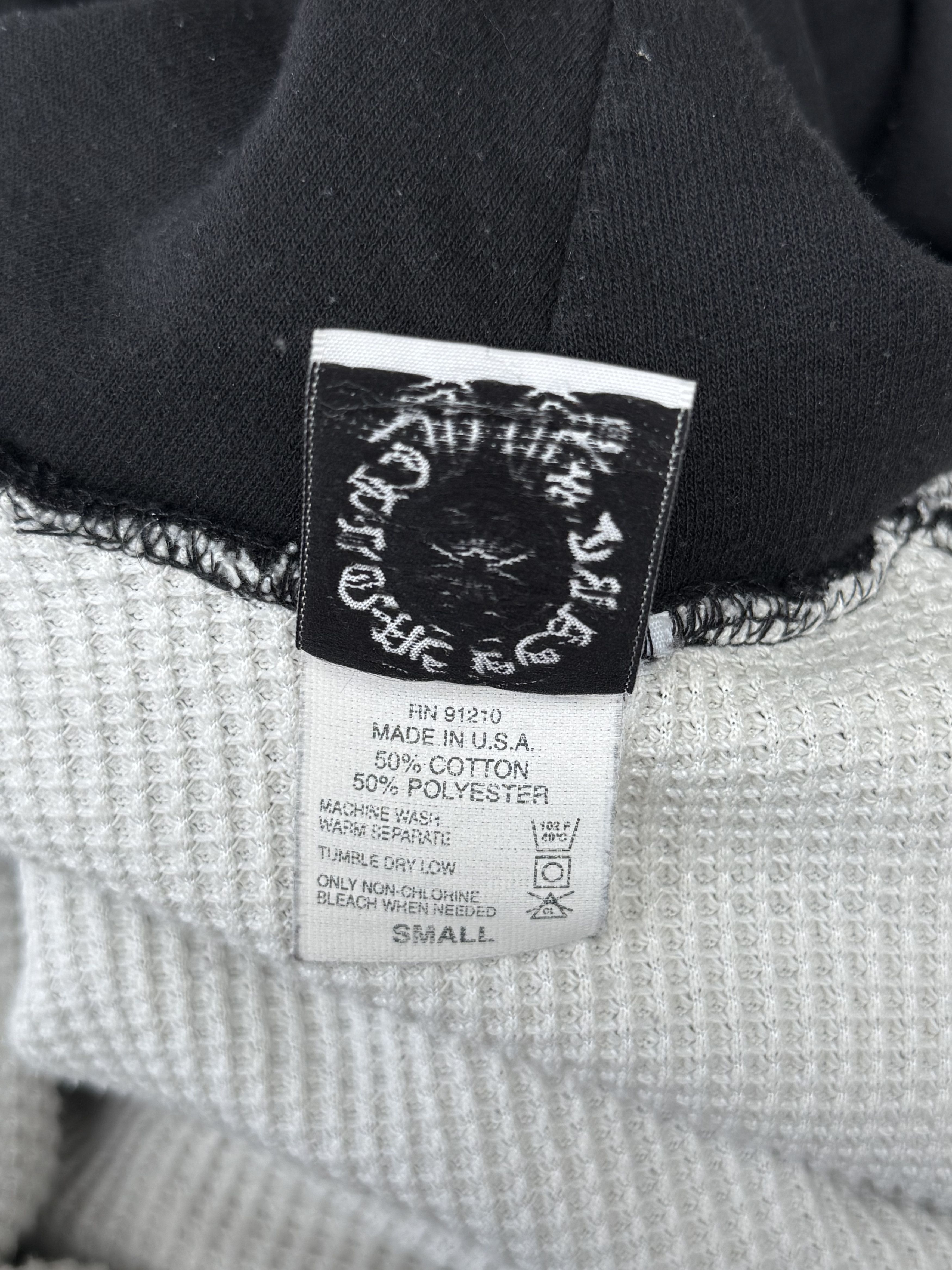Chrome Hearts Chrome Hearts Black Horseshoe Logo Thermal Hoodie Size US S / EU 44-46 / 1 - 4 Thumbnail