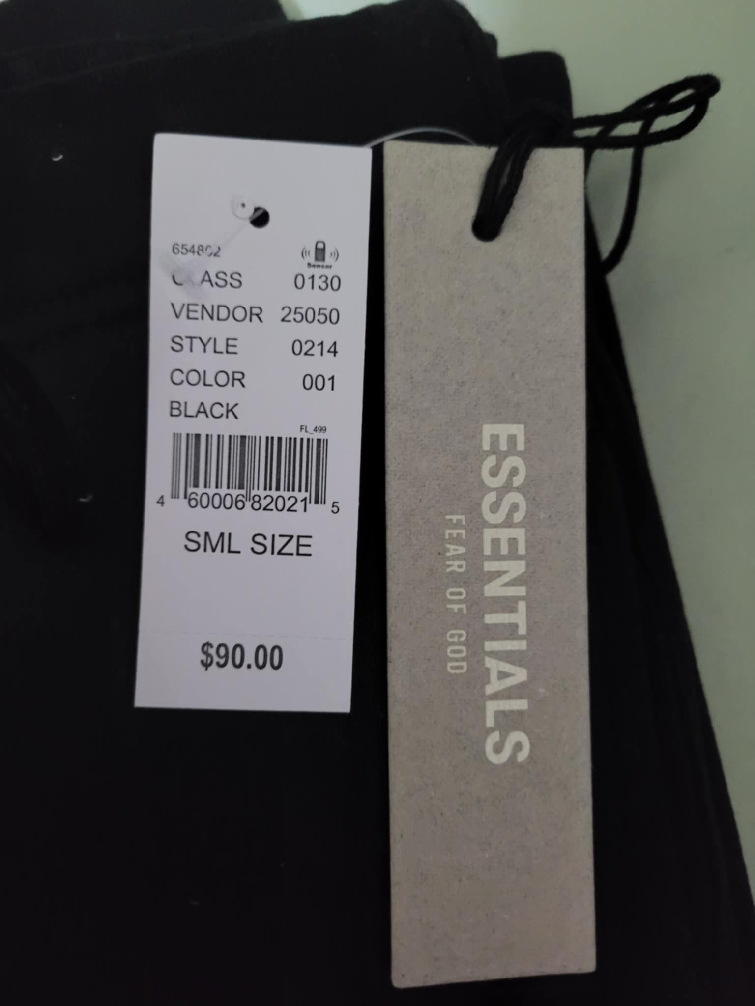 Fear of God sz S Fear of god essential black sweatpants Size US 30 / EU 46 - 18 Thumbnail