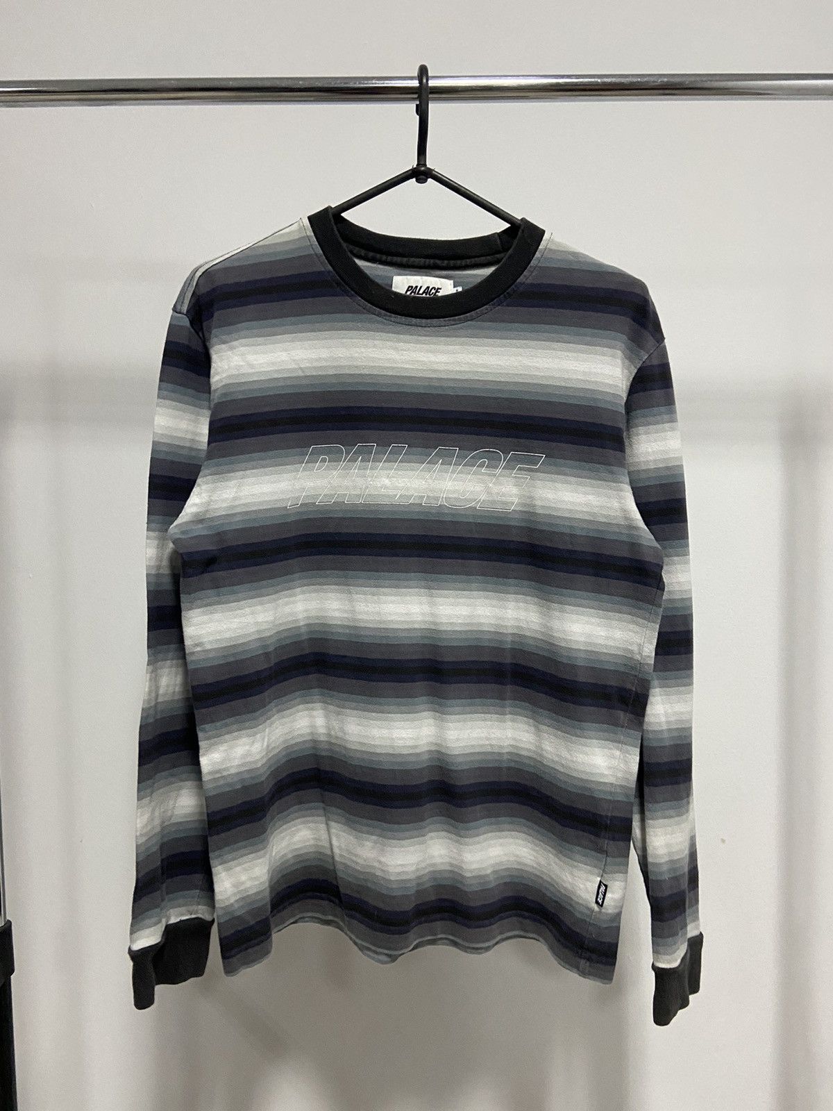 Palace longsleeve Vintage big Logo fader stripe top skate