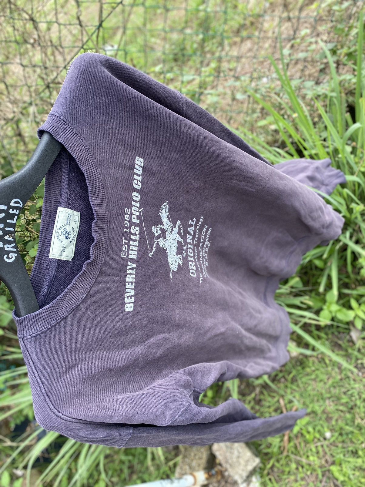 Beverly Hills Polo Club × Vintage Vintage Beverly Hills Polo Club Faded Sweater Size US XL / EU 56 / 4 - 10 Thumbnail