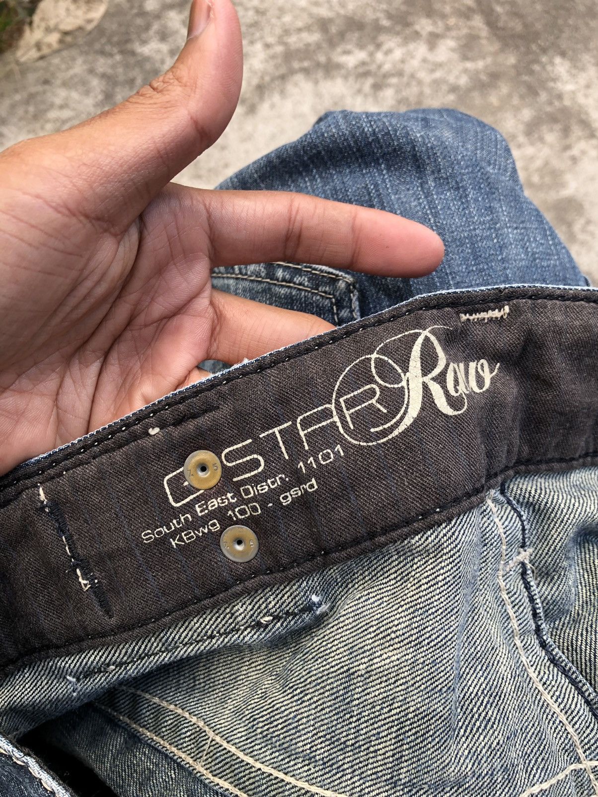 G-Star BAGGY DISTRESSED DENIM BY GSTAR RAW Size US 30 / EU 46 - 4 Thumbnail
