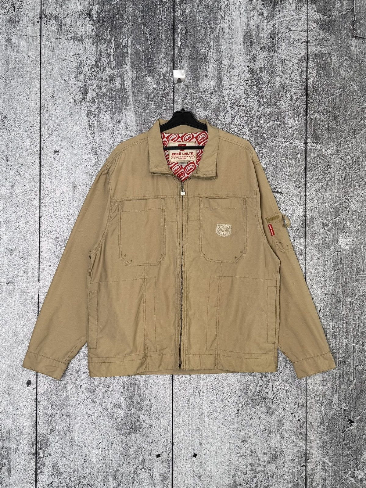 Ecko Unltd. Vintage Ecko Unltd. Utility Zip Jacket Men’s Workwear Style Size US M / EU 48-50 / 2 - 1 Thumbnail