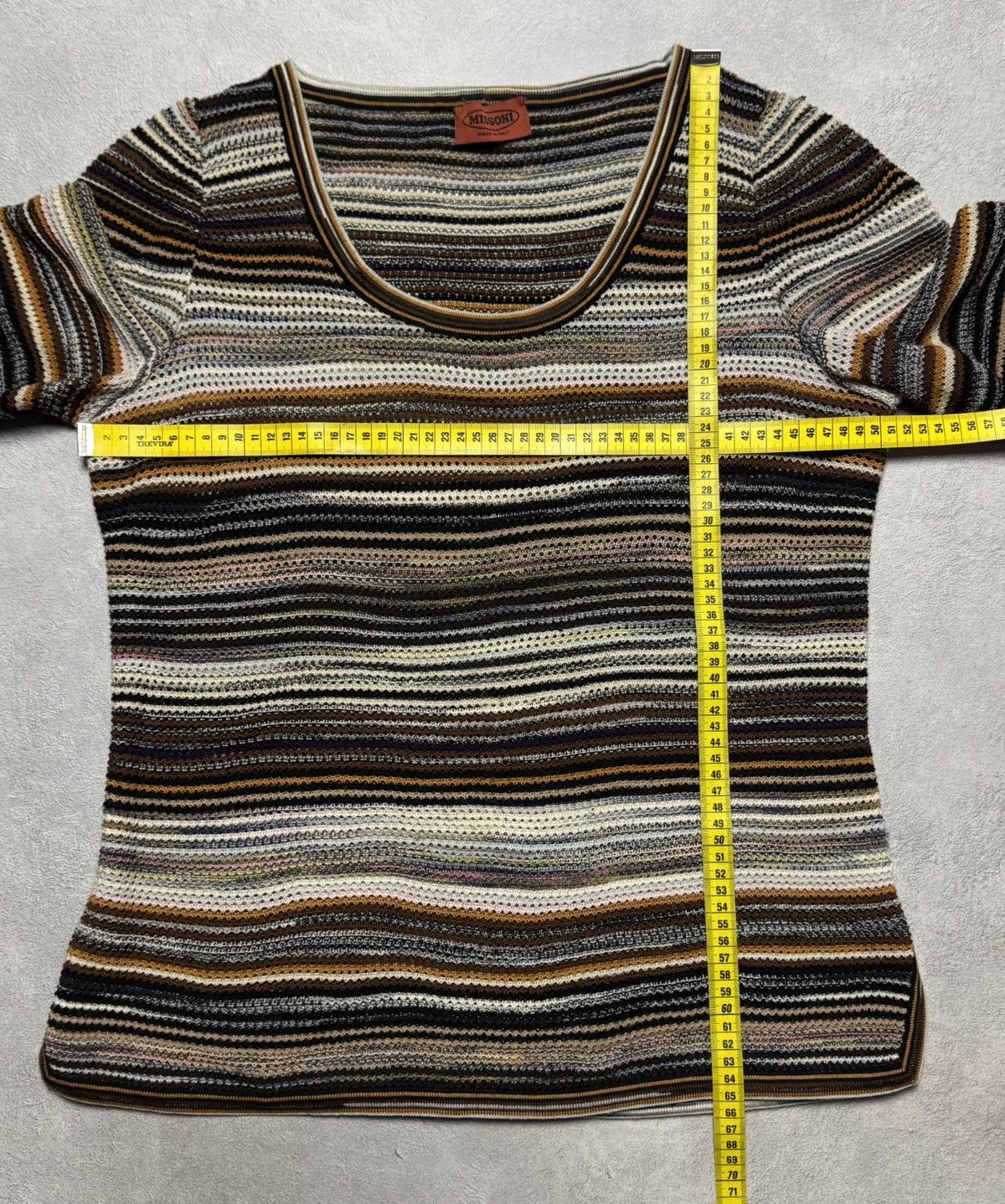 Missoni Missoni Multicolor Striped Wool Knit Sweater Size L / US 10 / IT 46 - 12 Thumbnail