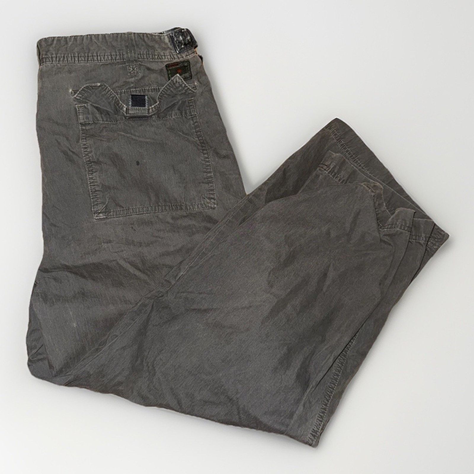 Old Navy × Vintage Vintage Old Navy Extra Baggy Cargo Pants Grey Y2K Skater 90s Size US 42 / EU 58 - 5 Thumbnail