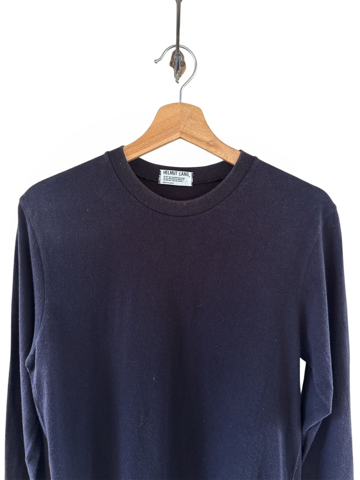 Helmut Lang Vtg Helmut Lang Long Sleeve Tshirt Japan Made Size US M / EU 48-50 / 2 - 2 Thumbnail