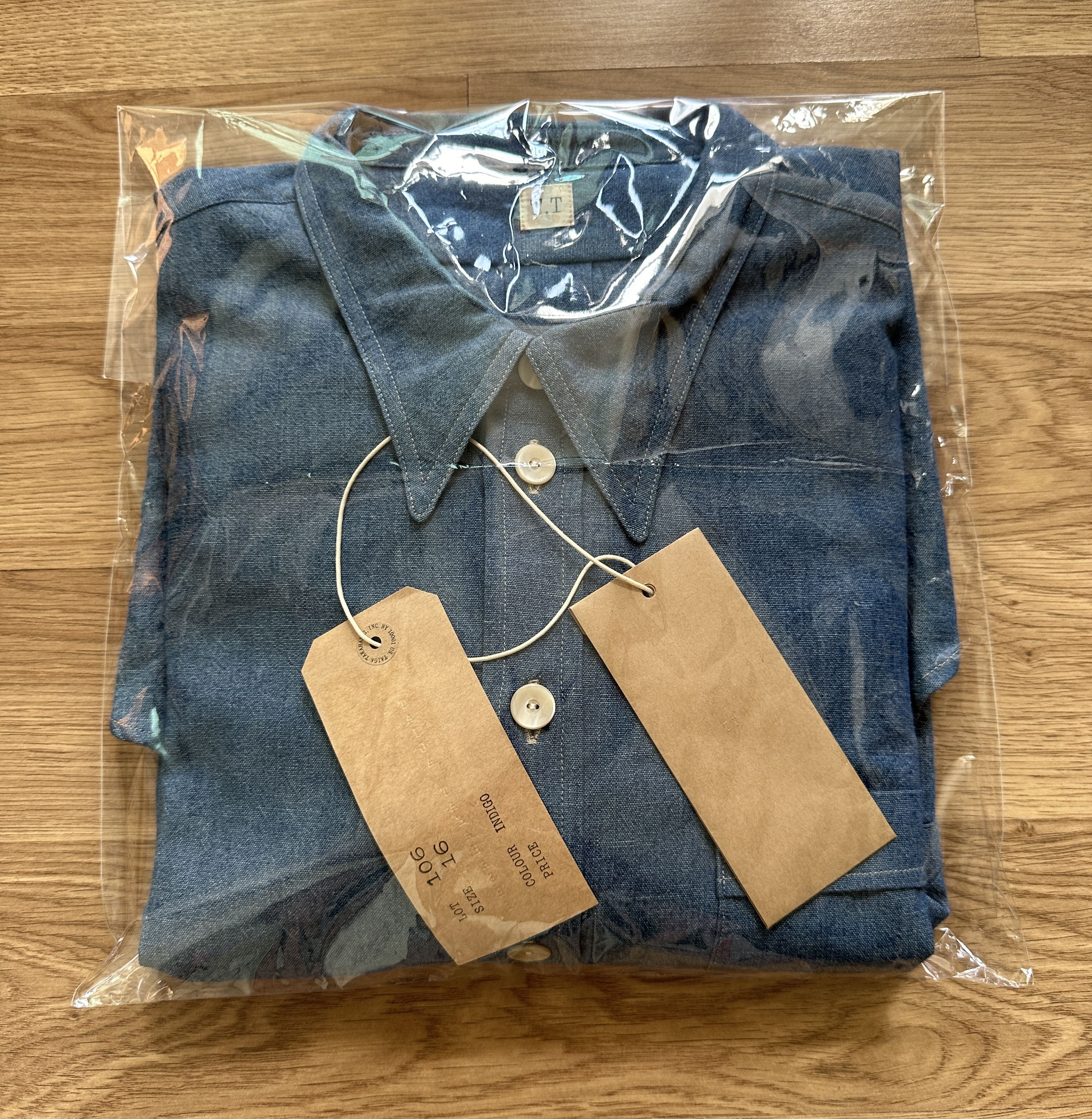 Taiga Takahashi LOT.106 NARROW COLLAR SHIRT Size US L / EU 52-54 / 3 - 2 Thumbnail
