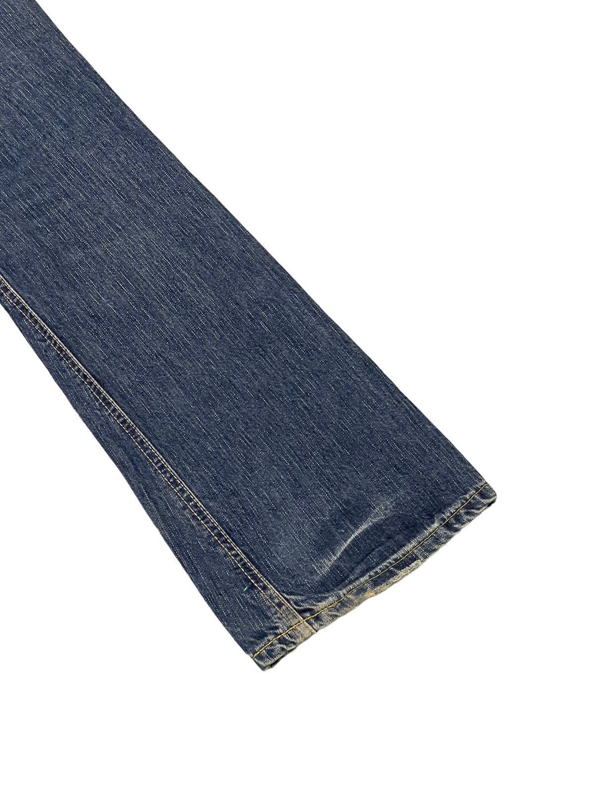 Edwin Flare Jeans Edwin Japan Faded Distress Boot Cut 8🟦1 Size US 29 - 13 Thumbnail