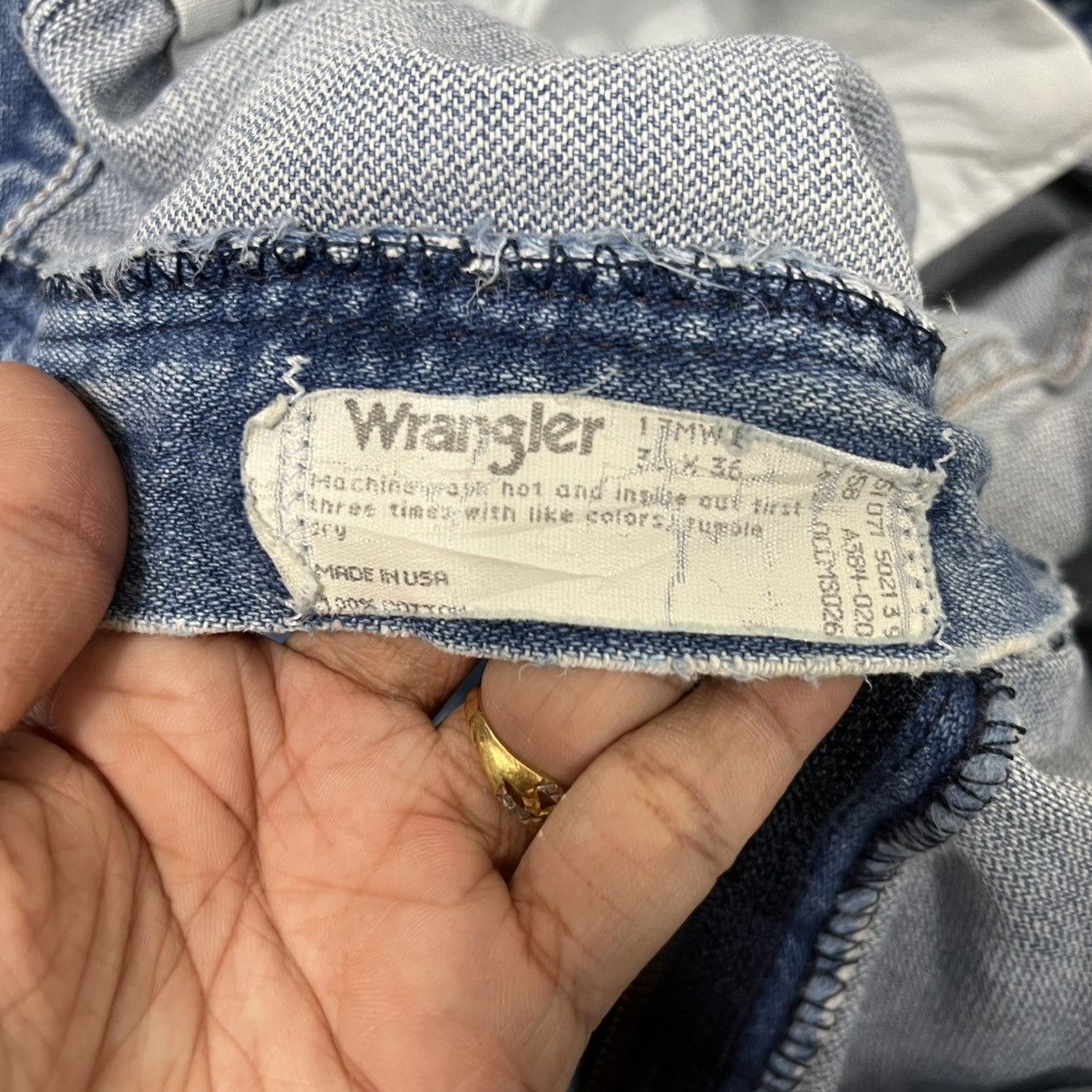 Wrangler Vintage Wrangler Denim Jeans Size US 34 / EU 50 - 18 Thumbnail