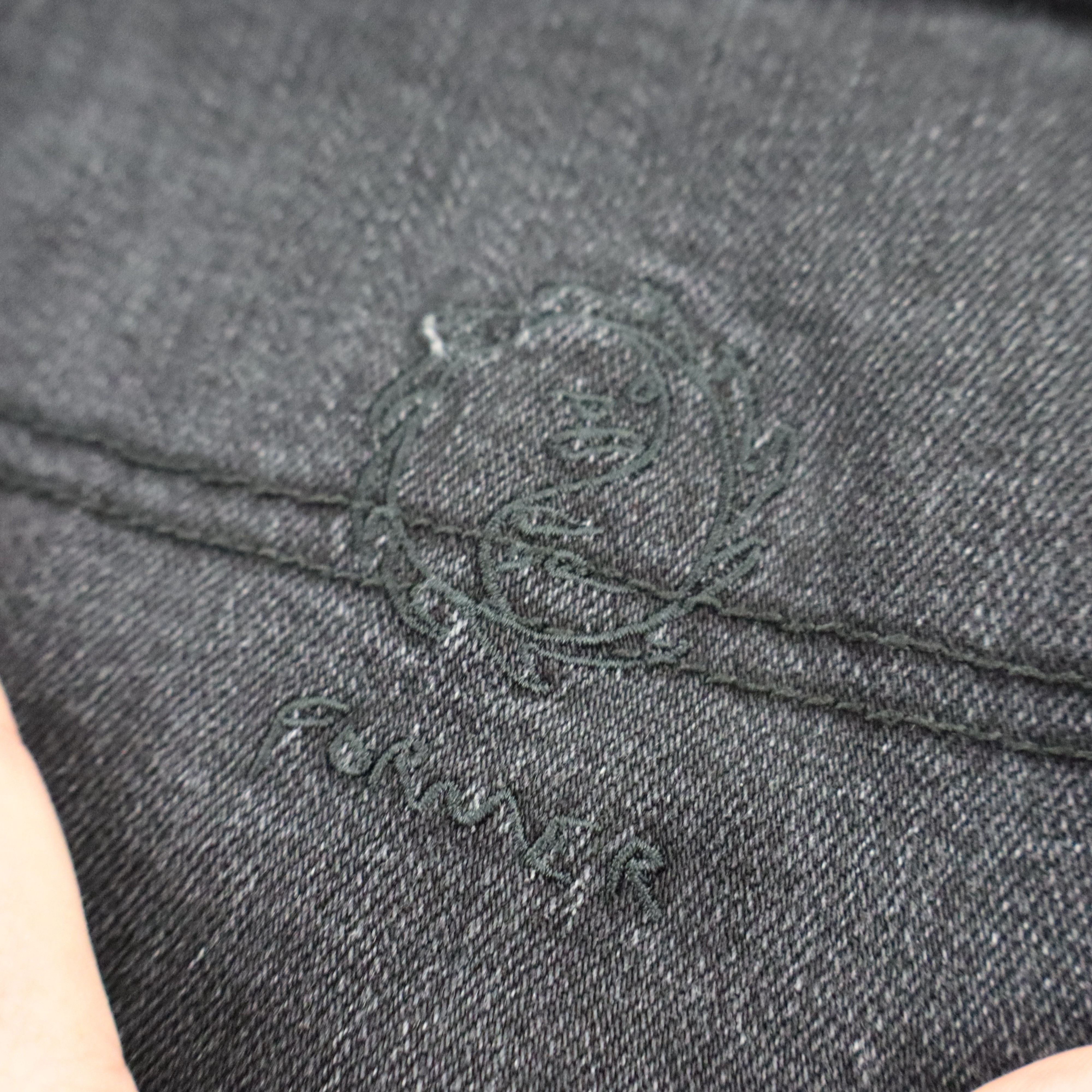 Carhartt × Dickies × Wrangler 90s Former Wide Leg Baggy Black Skater Denim Shorts Jorts Size US 36 / EU 52 - 8 Thumbnail