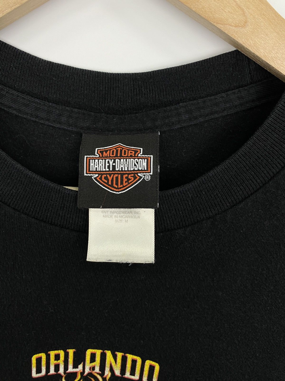 Harley Davidson 🇺🇸 Vintage 90s Harley Davidson Orlando Florida Choppers Tee Size US M / EU 48-50 / 2 - 9 Thumbnail