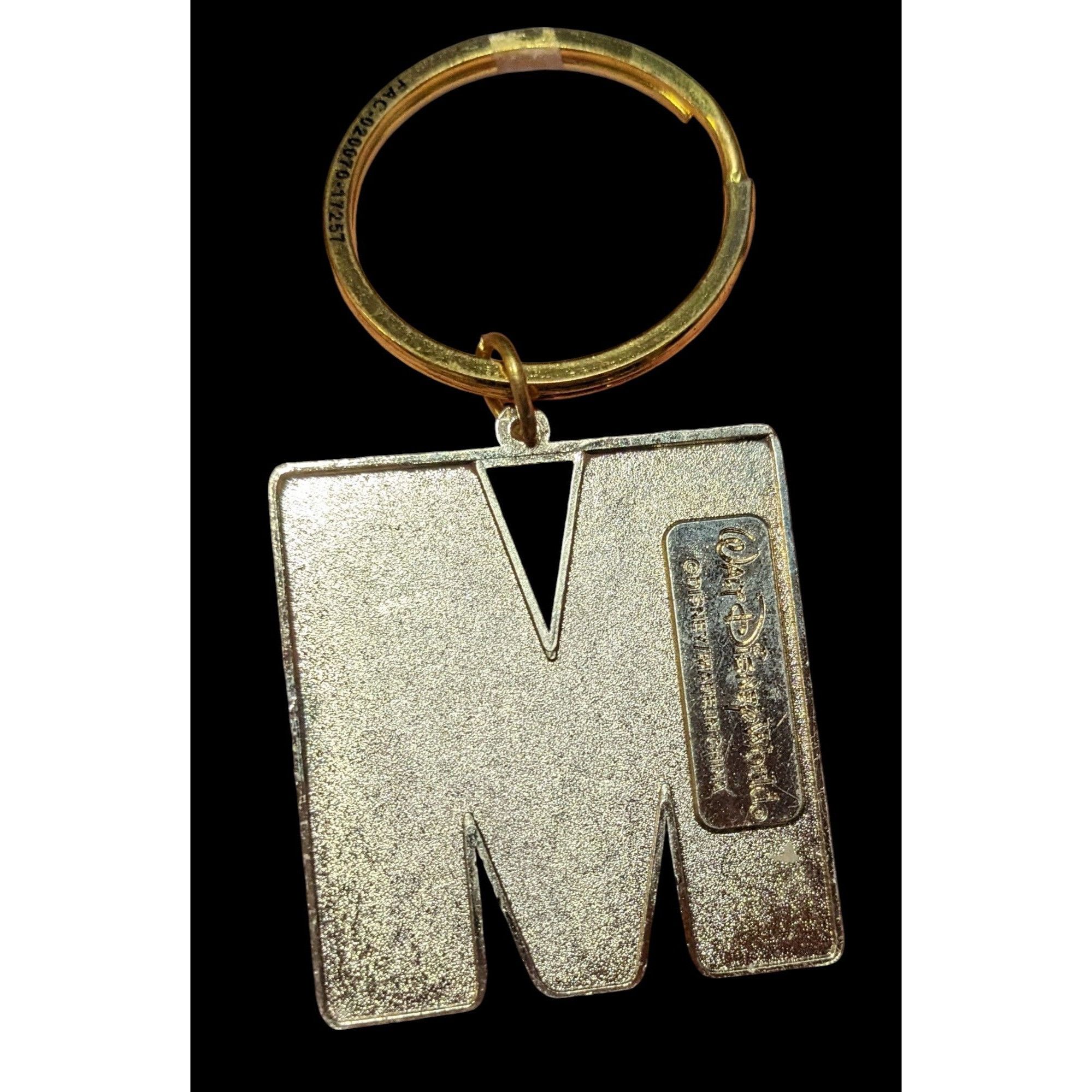 Disney Disney World Resort M Initial Enamel Keychain Size ONE SIZE - 2 Thumbnail