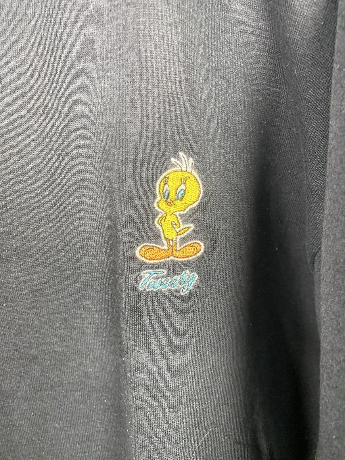 Vintage Vintage Looney Tunes Tweety Backhit Print Hoodie Size US XL / EU 56 / 4 - 3 Thumbnail