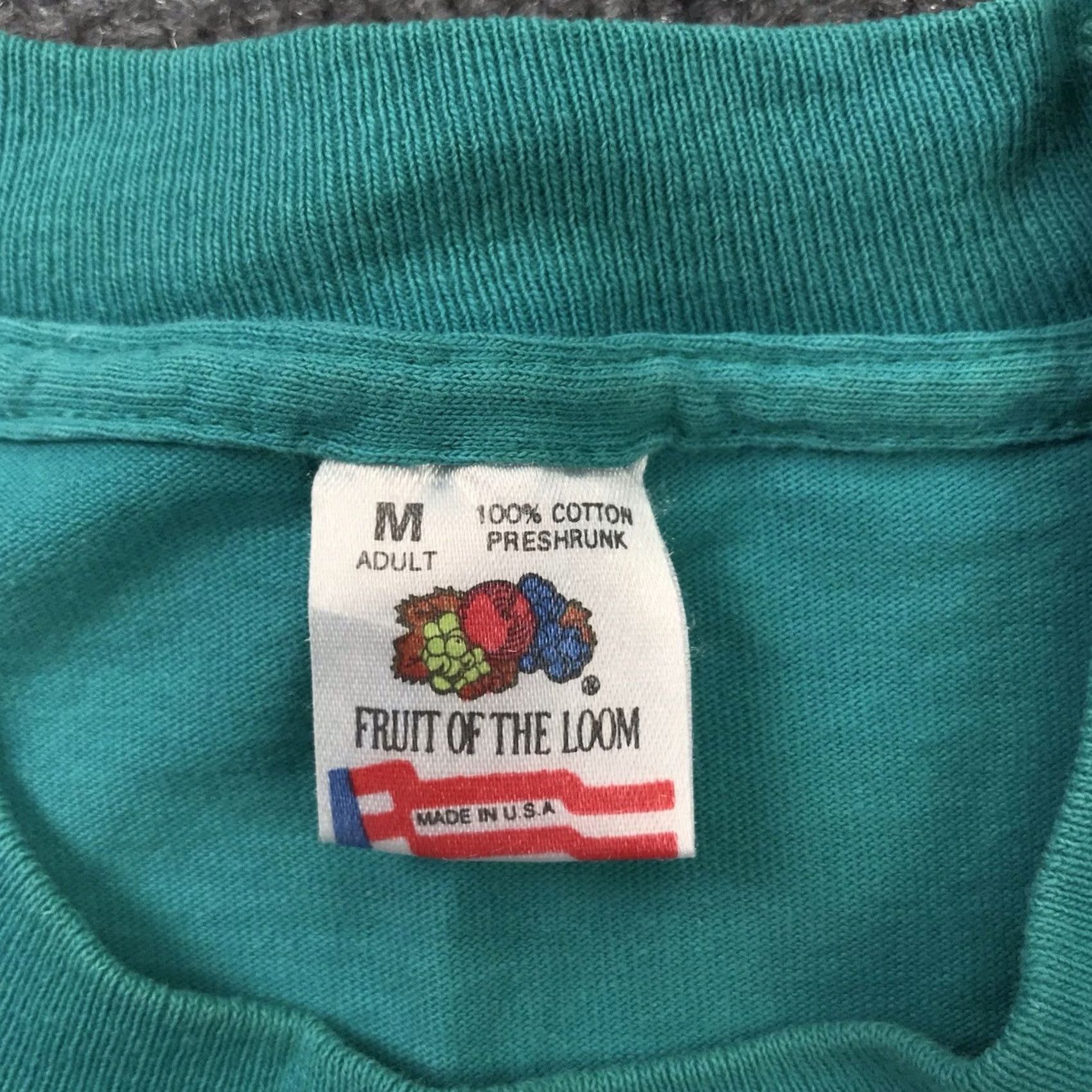 Fruit Of The Loom VINTAGE 90s Single Stitch Anderson Bicentennial Graphic T-shirt Medium Unisex Adults XS? Size US M / EU 48-50 / 2 - 2 Thumbnail