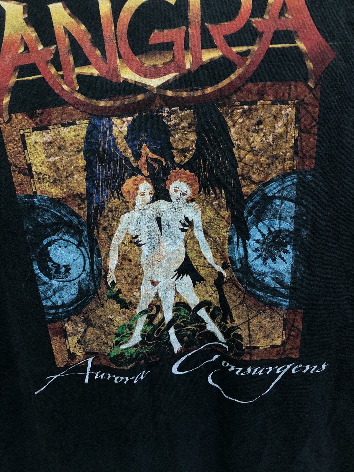 Band Tees Vtg 07’s Angra Brazilian Power Metal 15th Celebration Tee Size US M / EU 48-50 / 2 - 4 Thumbnail