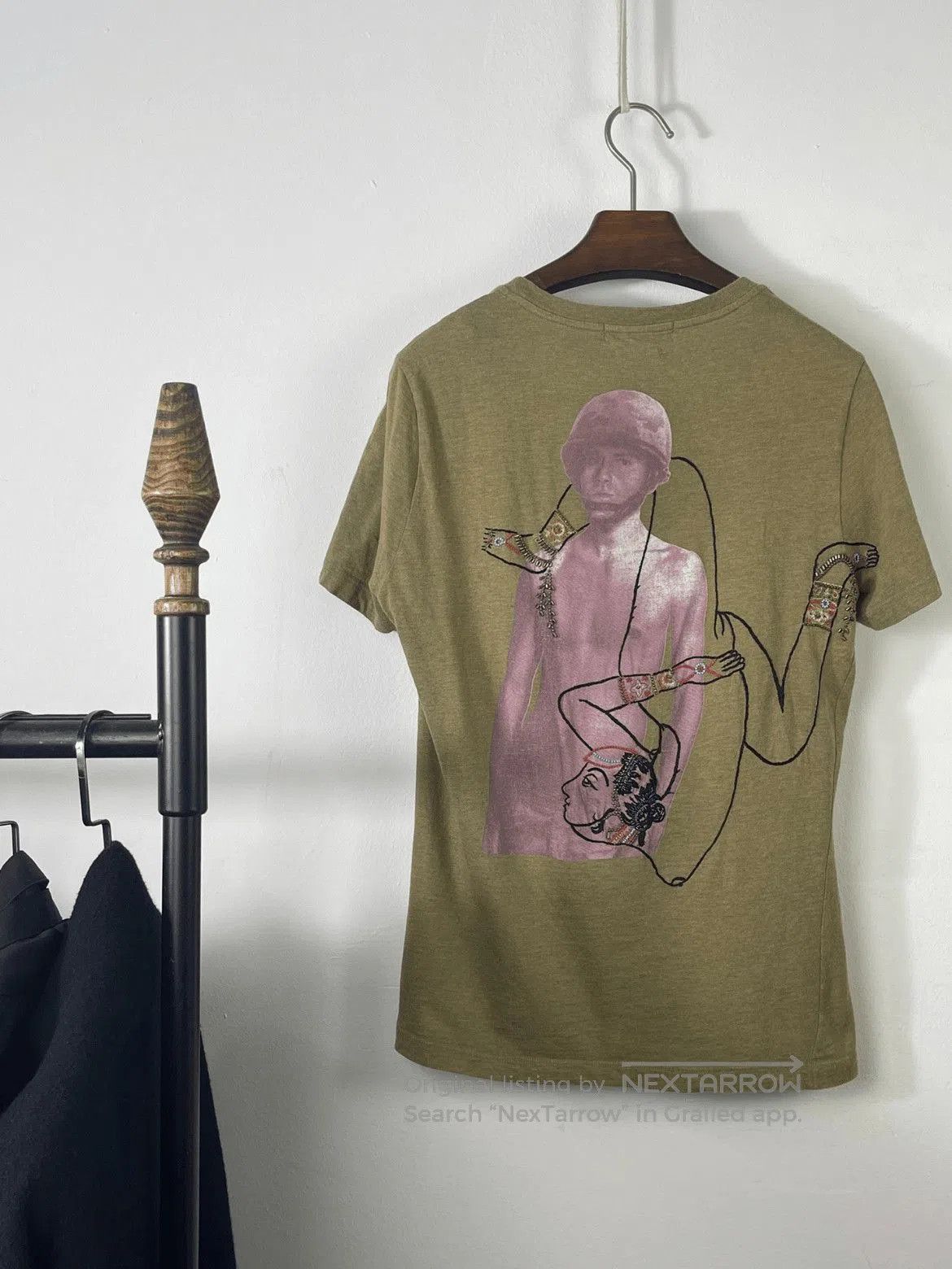 Alexander McQueen Sz 44 Alexander Mcqueen 04SS Painting Tee. Size US S / EU 44-46 / 1 - 1 Thumbnail