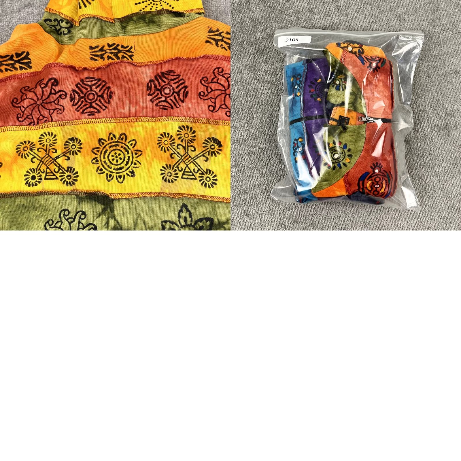 Vintage VINTAGE Rising International Hoodie Womens XL BOHO Patchwork Art Hippie Festival Jacket Size XL / US 12-14 / IT 48-50 - 8 Thumbnail