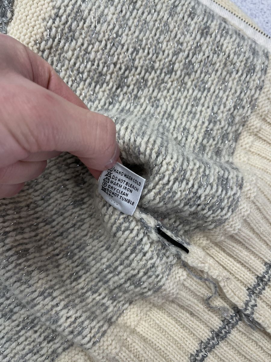 Moncler Vintage 90’s Moncler Grenoble Wool Knit Zip Sweater Jacket Size S / US 4 / IT 40 - 12 Thumbnail