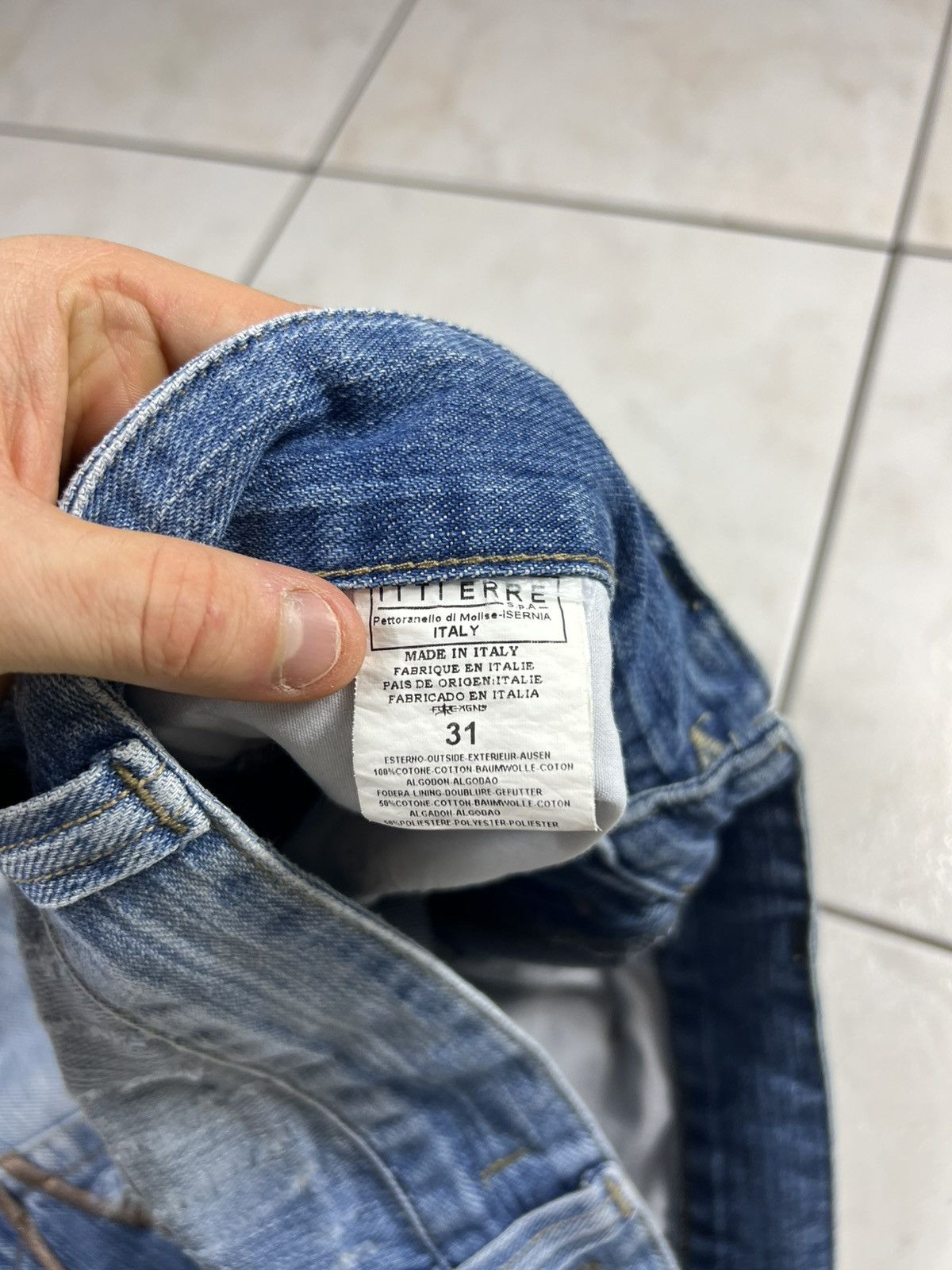 Dolce & Gabbana Vintage Dolce & Gabbana distressed denim y2k painted jeans Size US 31 - 17 Thumbnail