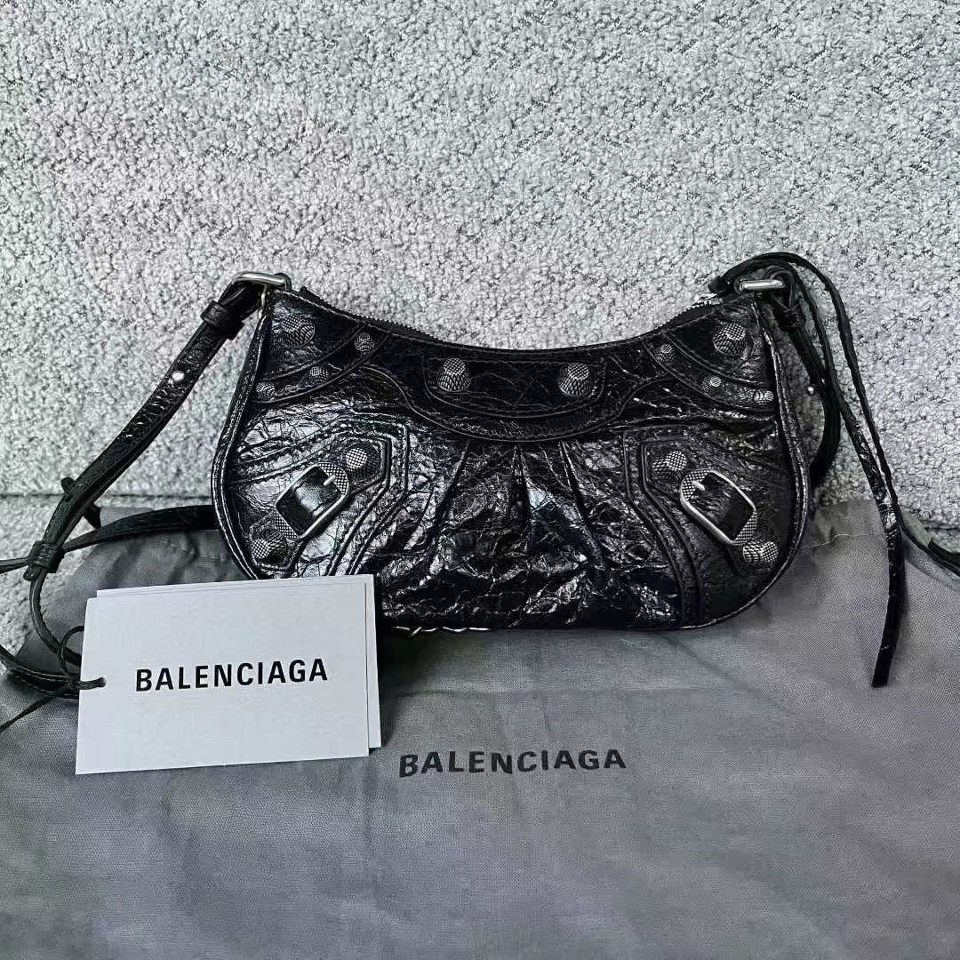 Balenciaga Balenciaga Black Shoulder Bag Women Size ONE SIZE - 1 Thumbnail