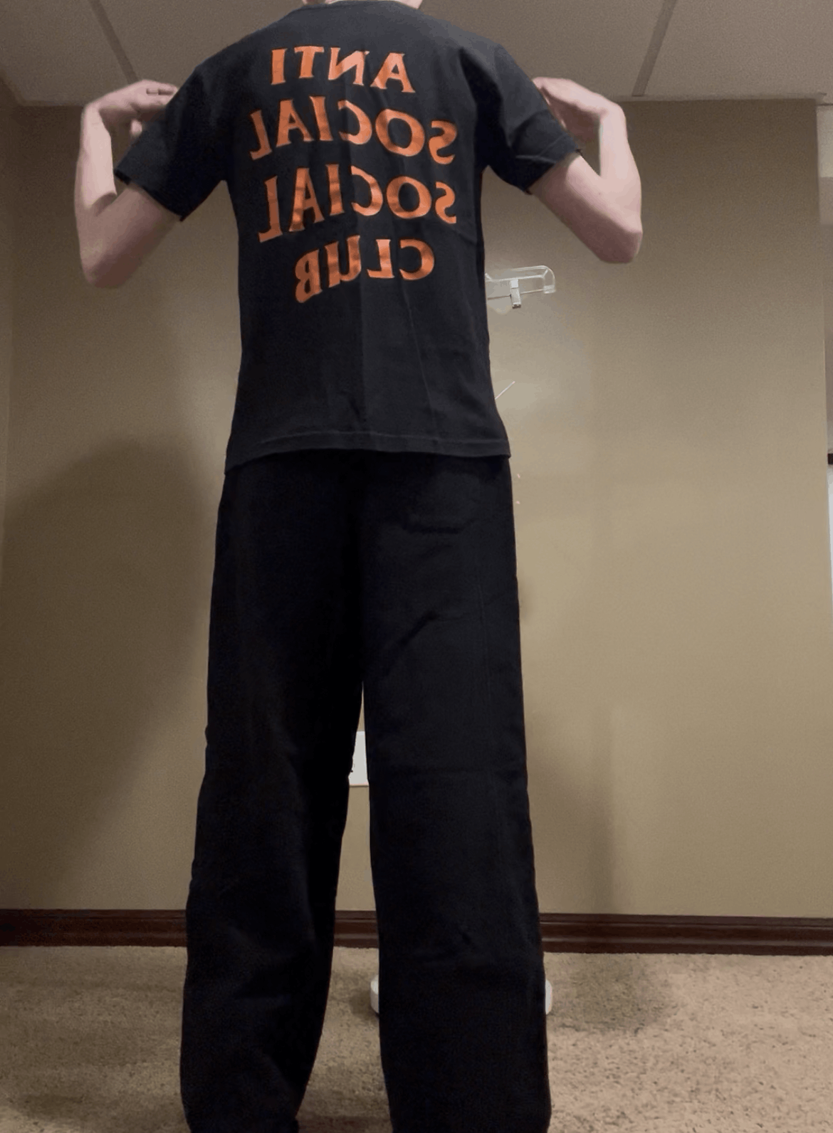 Anti Social Social Club Anti Social Social Club Black/Orange T-Shirt Size US M / EU 48-50 / 2 - 6 Thumbnail
