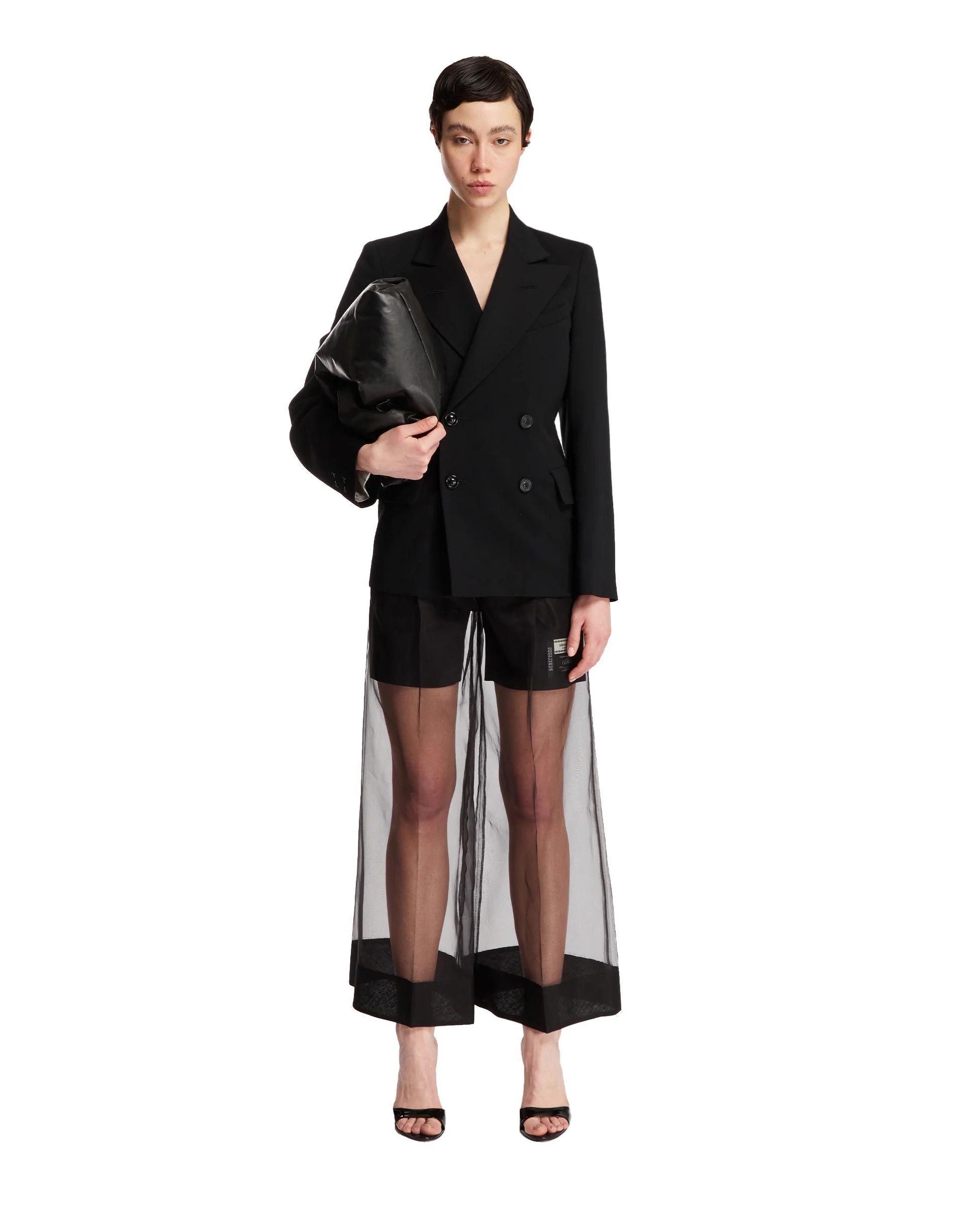 Maison Margiela o1s22i1n0724 Slim Fit Wool Jacket in Black Size M / US 6-8 / IT 42-44 - 3 Thumbnail