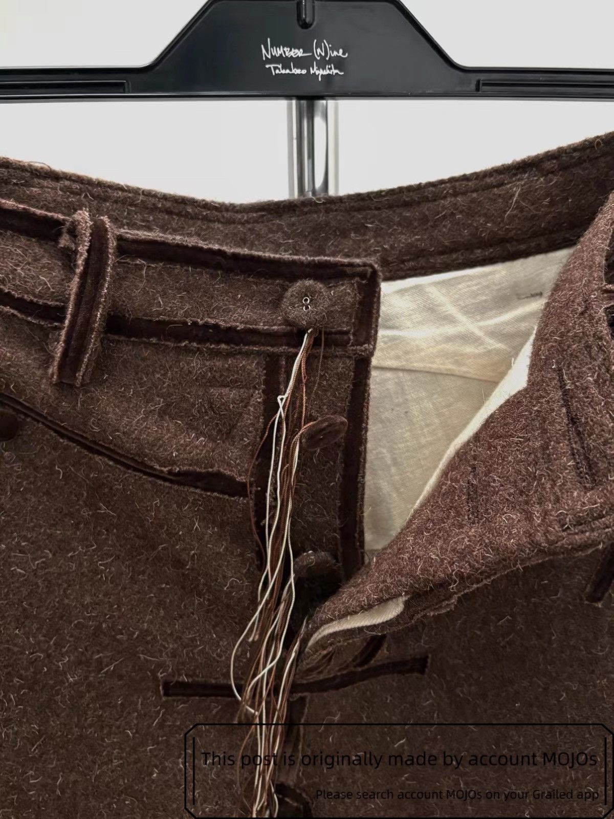 Number (N)ine Sz 2 Number Nine 09AW A Closed Feeling Boot Trousers mojos36 Size US 30 / EU 46 - 7 Thumbnail