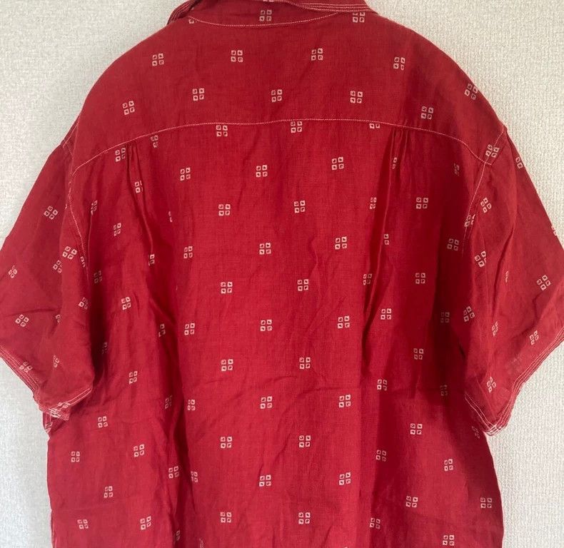 Kapital Kapital Red full-print linen shirt Size US XL / EU 56 / 4 - 4 Thumbnail