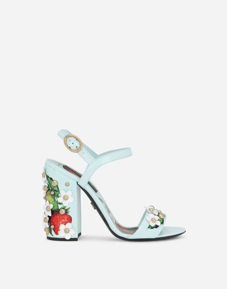 o1y0925 Square Heel Sandals in Multicolor