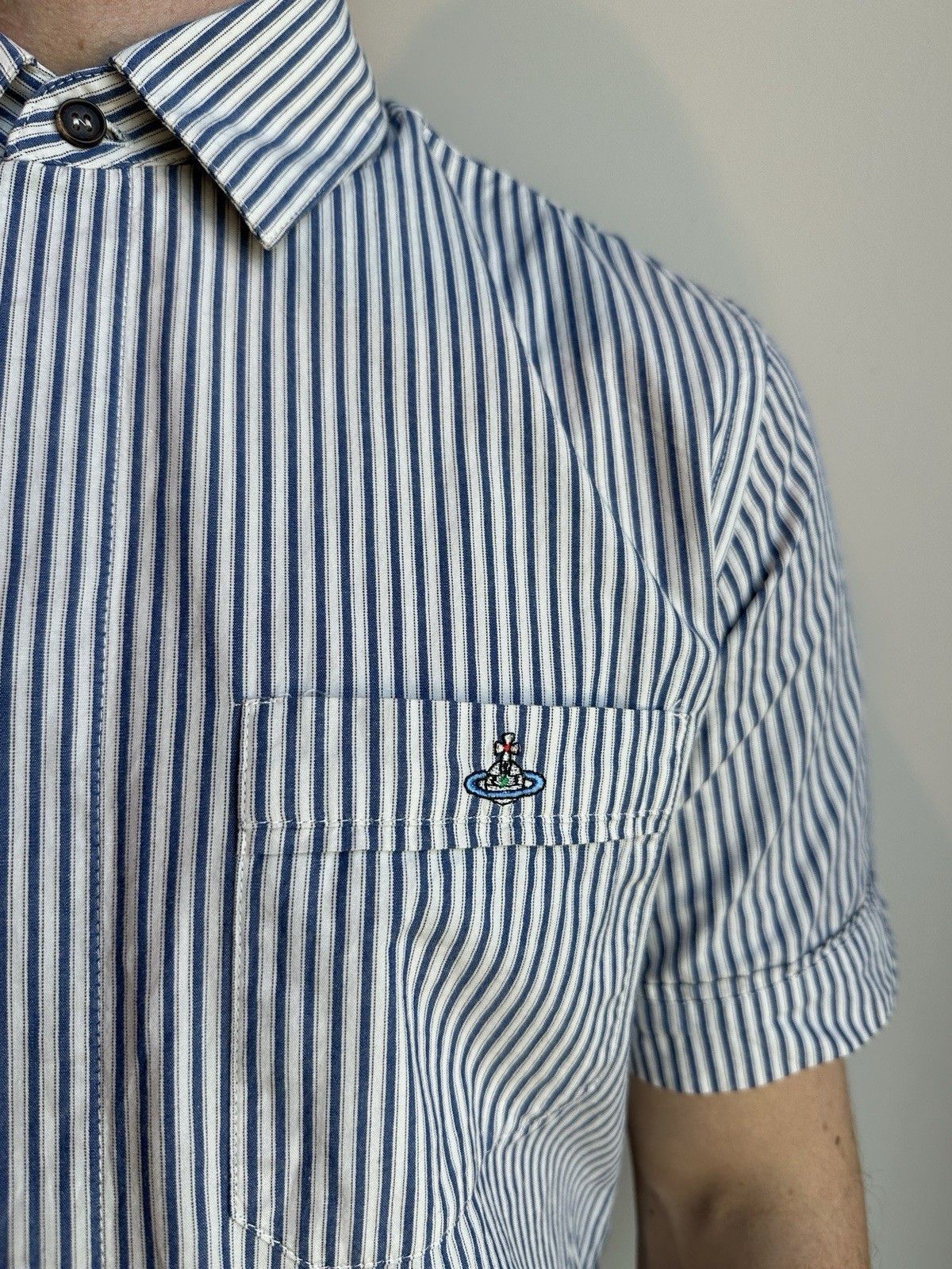 Vivienne Westwood Vivienne Westwood Mens Striped Shirt size EU-50/US-40 Size US M / EU 48-50 / 2 - 6 Thumbnail