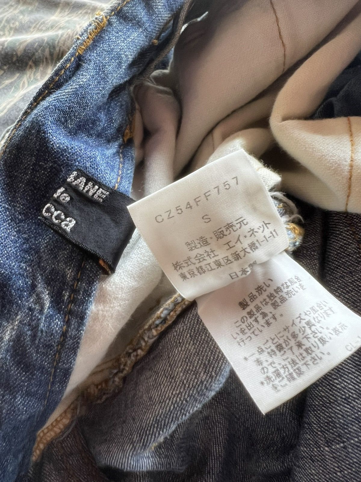 CABANE de ZUCCa Vintage Cabane de Zucca Faded Denim Double Waist Jeans Size US 30 / EU 46 - 24 Thumbnail