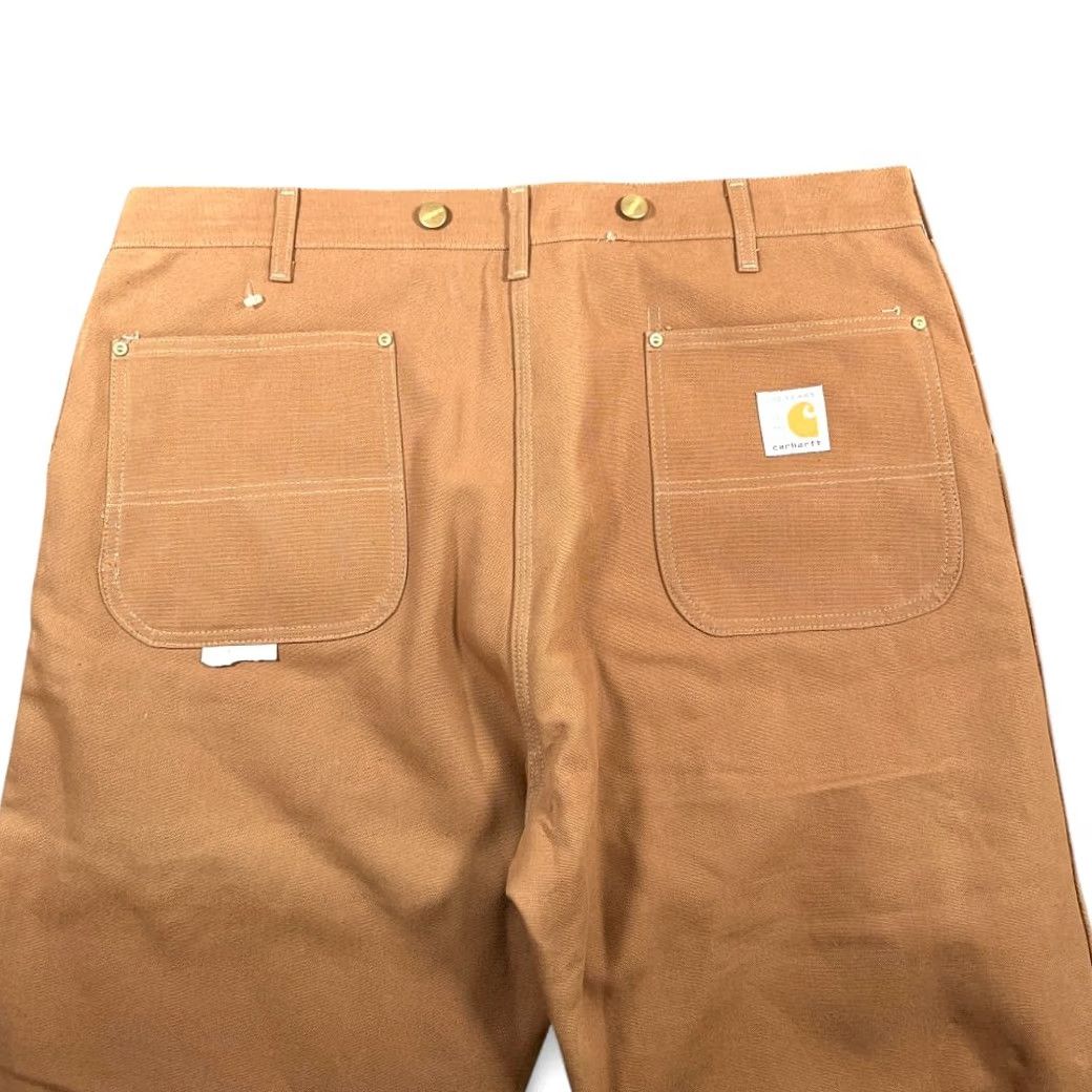 Carhartt VINTAGE Carhartt Pants Mens 38x33 Brown Canvas Duck USA 100 Years 80s Workwear Relaxed Straight Regular Size US 38 / EU 54 - 5 Thumbnail