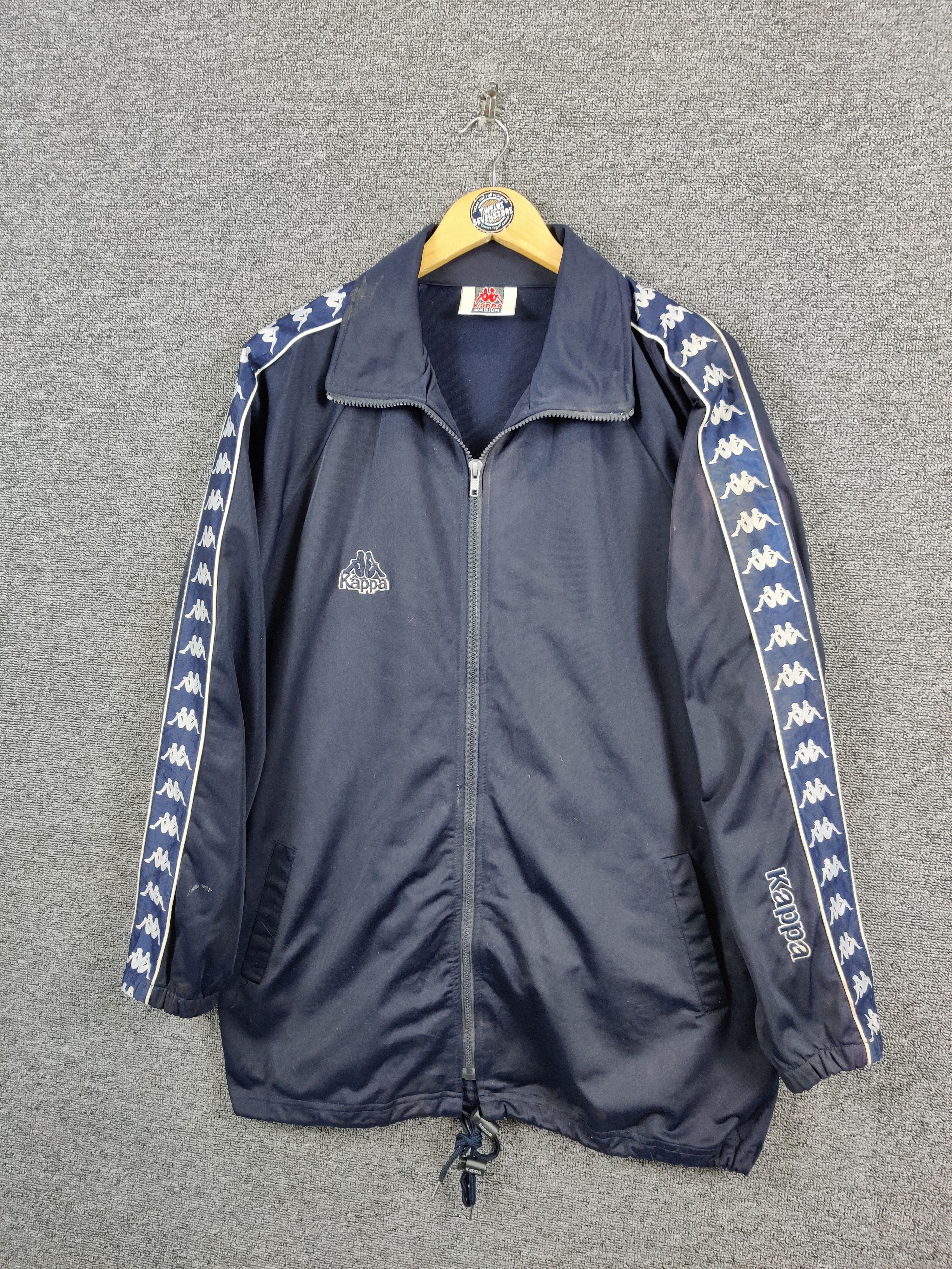 Kappa Vintage Kappa Side Tapper Big Logo Zipper Jacket Size US L / EU 52-54 / 3 - 3 Thumbnail