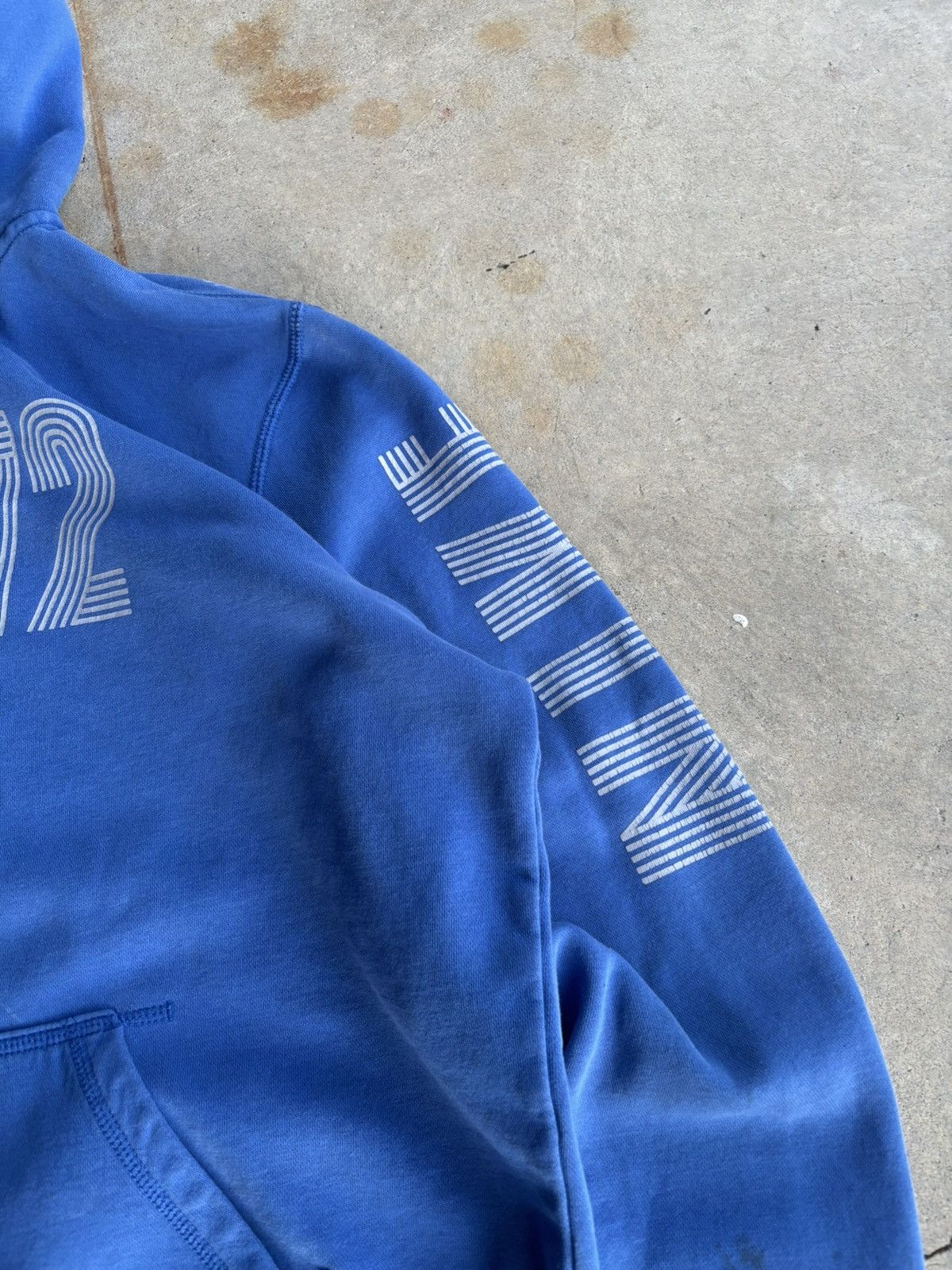 Nike Vintage Early 2000s Nike Cortiez Style Boxy Blue Zip Hoodie Size US XL / EU 56 / 4 - 4 Thumbnail