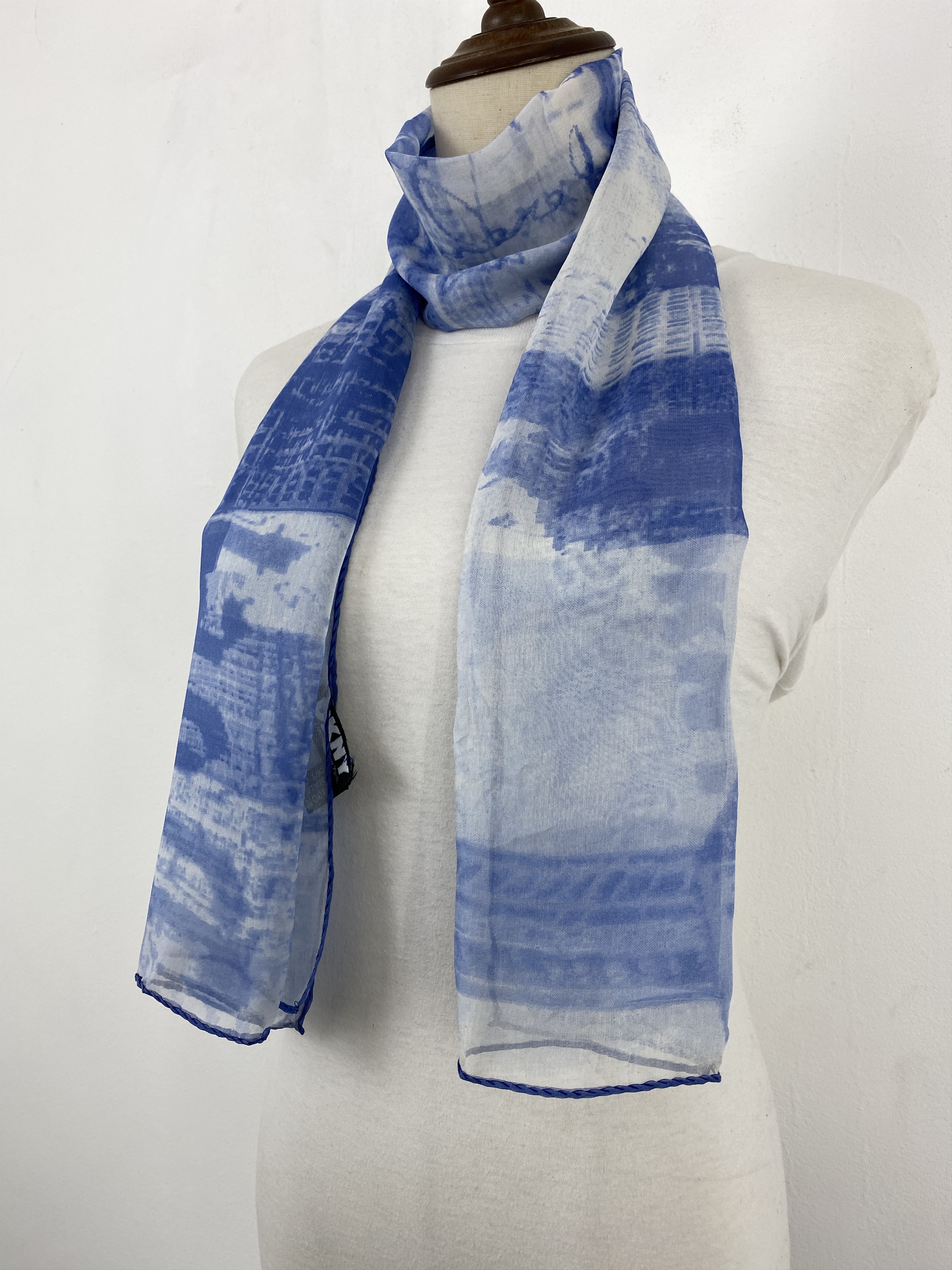 DKNY DKNY Silk Scarf / Foulards / Silk Shawl SN0004 Size ONE SIZE - 2 Thumbnail