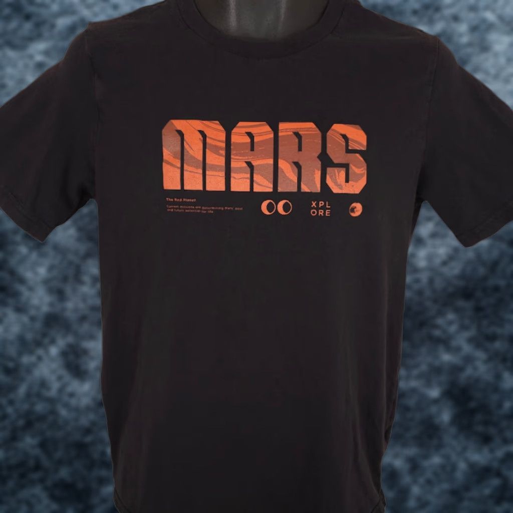 Old Navy Old Navy Mars T Shirt Mens Small Black Explore The Red Planet Shirt Mens Small Black Space 90s Theme? Size US S / EU 44-46 / 1 - 1 Thumbnail