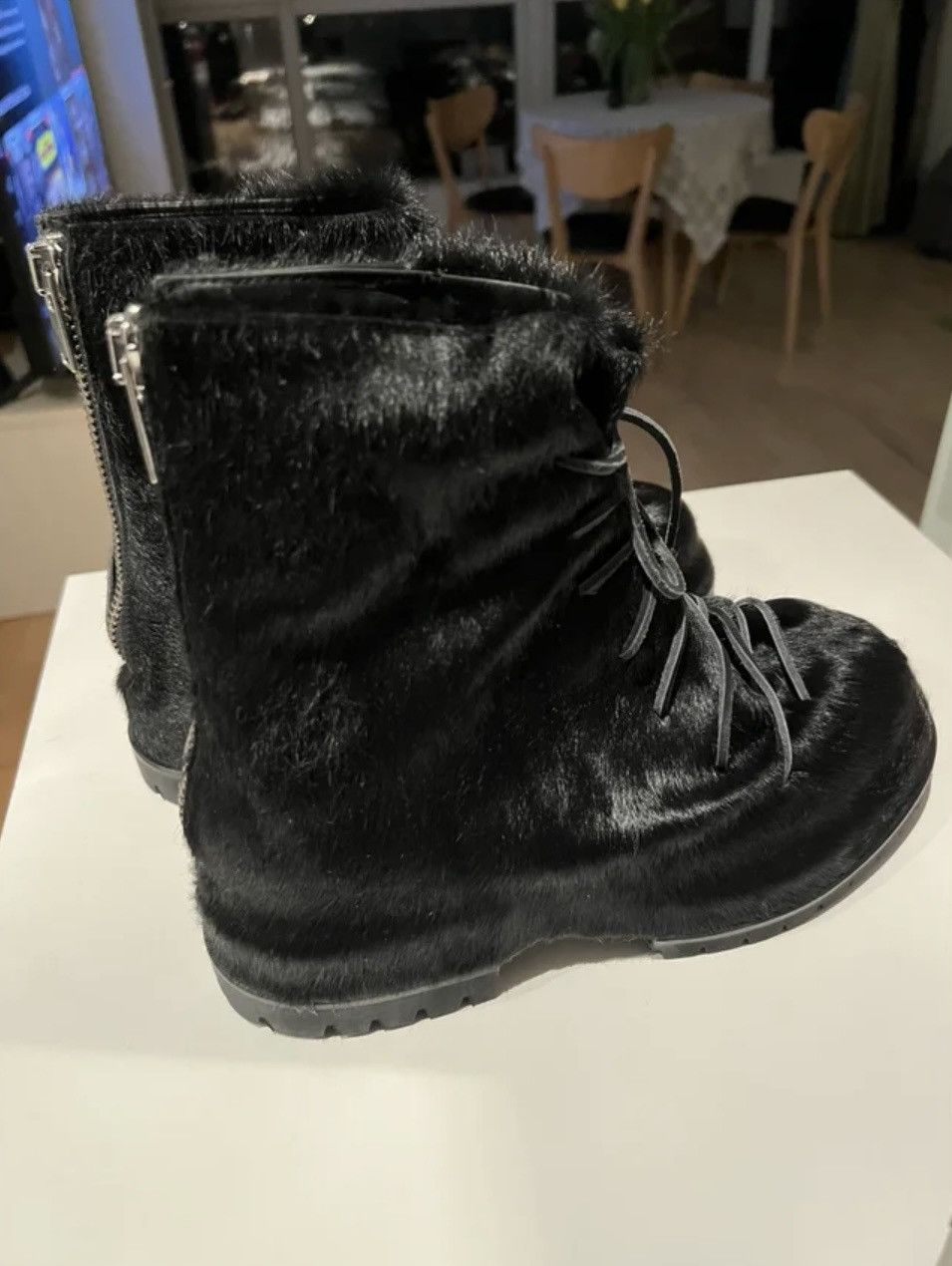 424 On Fairfax 424 Fur Marathon Lace Up Boots | Grailed 424 On Fairfax 424 Fur Marathon Lace Up Boots | Grailed
