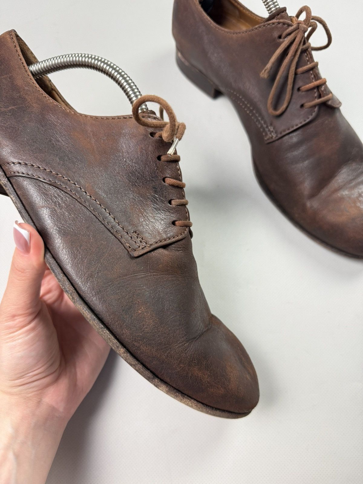 MoMA Moma Men’s Avant-Garde Lace Up Leather Formal Oxford Shoes Size US 8 / EU 41 - 7 Thumbnail