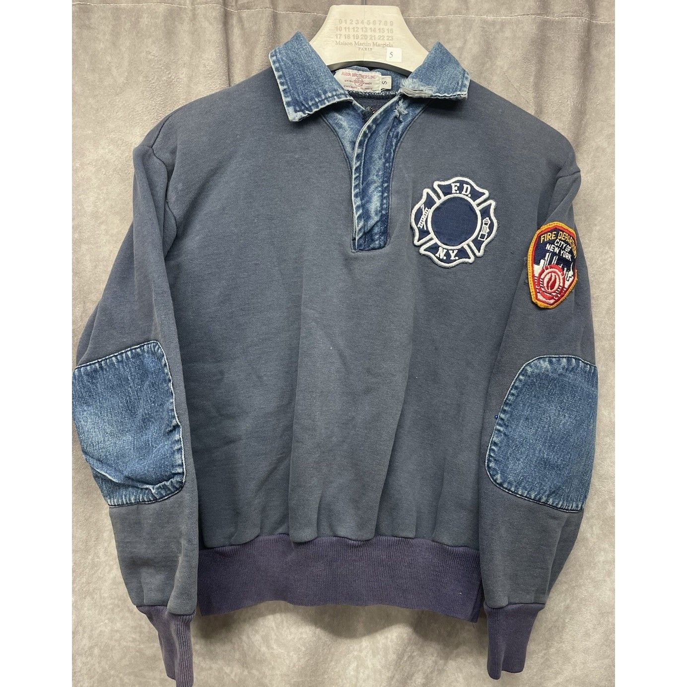 Other VINTAGE 60S 70S FDNY RUBIN BROTHERS JOB SHIRT UNION MADE CHI Size ONE SIZE - 1 Thumbnail