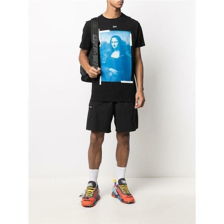 Off-White Black Mona Lisa Arrows T-Shirt Size US XXS / EU 40 - 4 Thumbnail