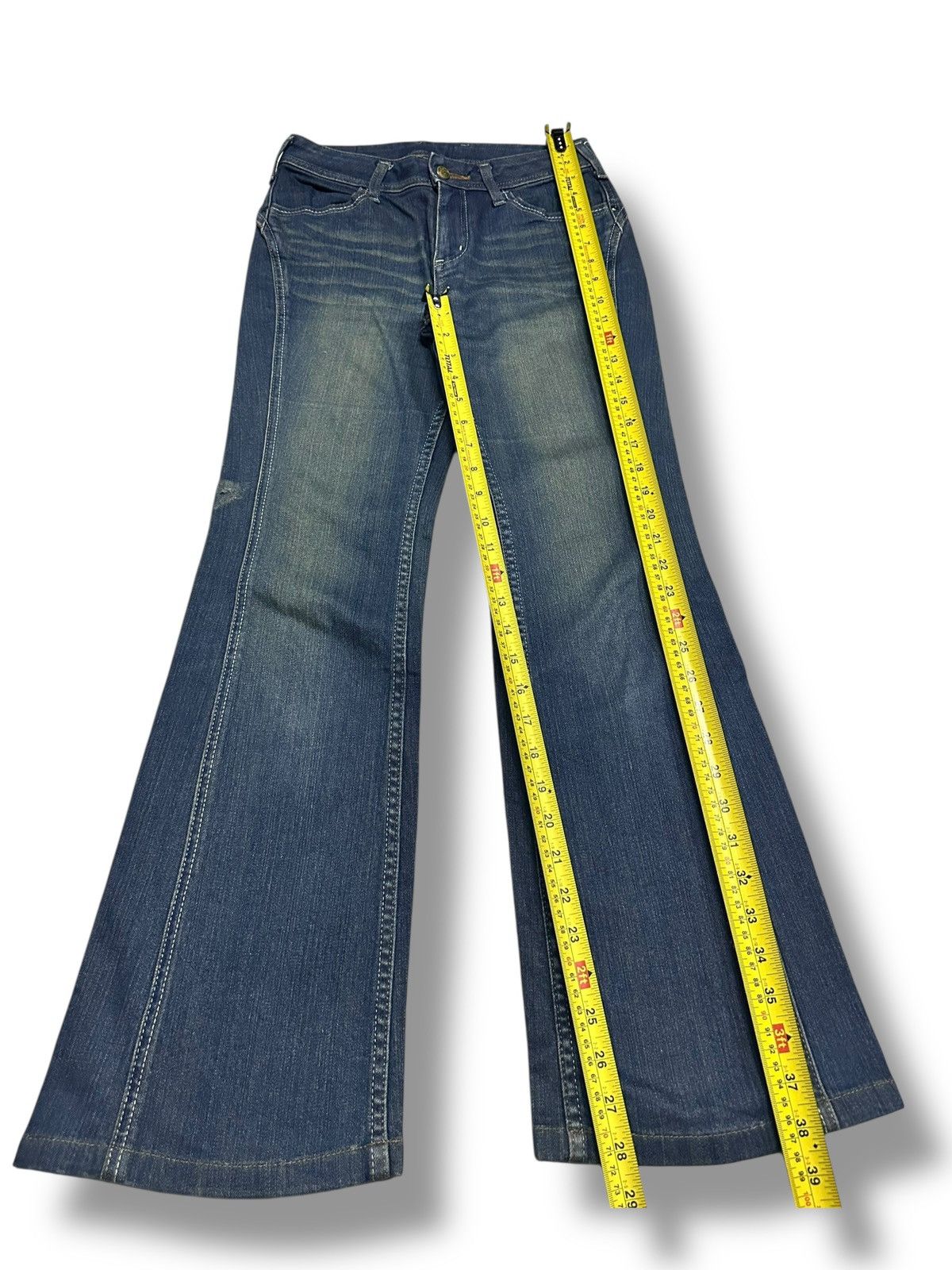 Japanese Brand Japan Jeans With Bootcut Wideleg Style and Faded Wash Size US 28 / EU 44 - 11 Thumbnail