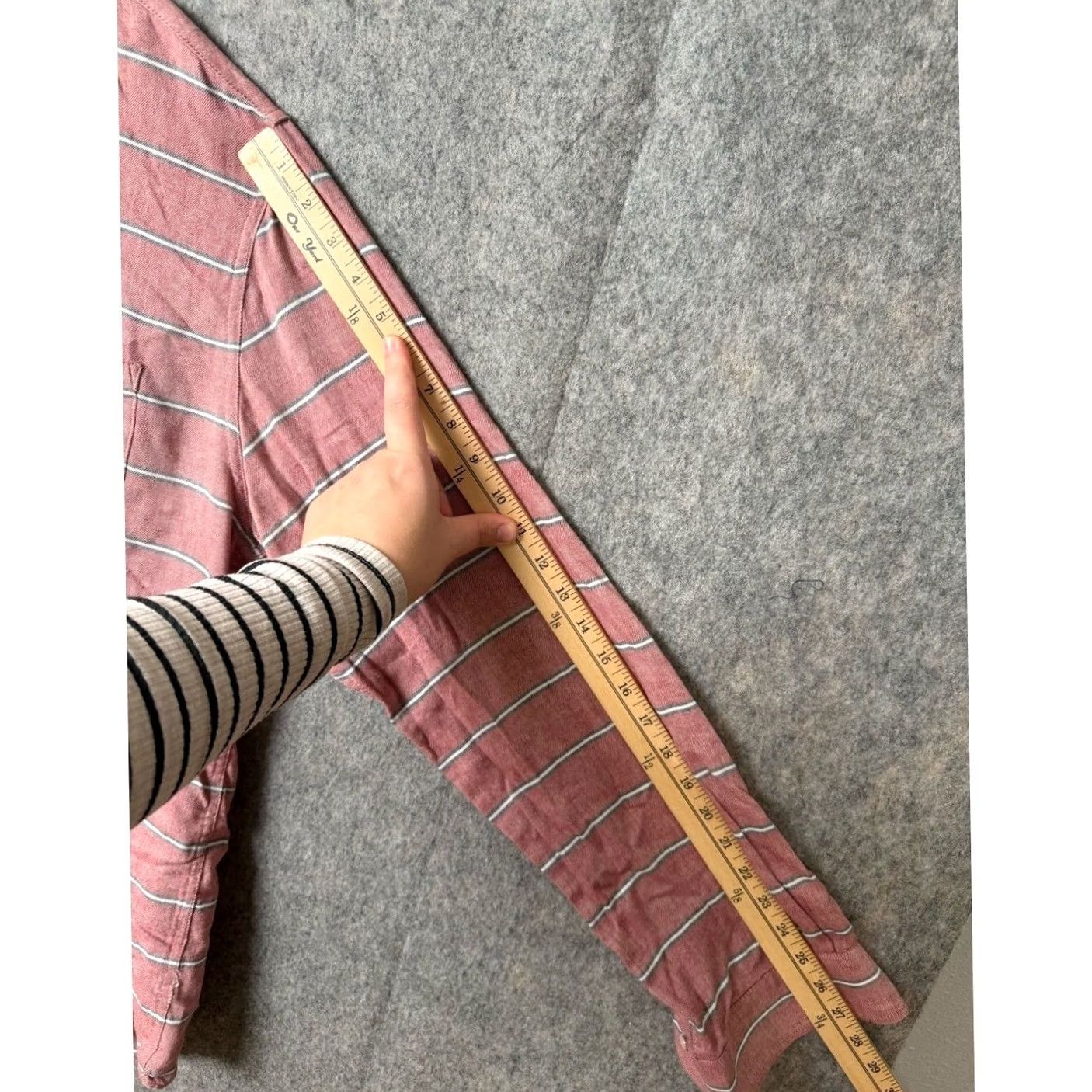 Marine Layer Marine Layer Men's XL Red Striped Button-Down Shirt Size US XL / EU 56 / 4 - 6 Thumbnail