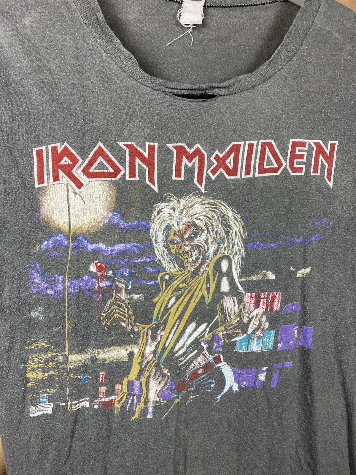 Iron Maiden 🧟Vintage 80s T-Shirt Iton Maiden Killers Album Promo Tee🧟 Size US L / EU 52-54 / 3 - 3 Thumbnail